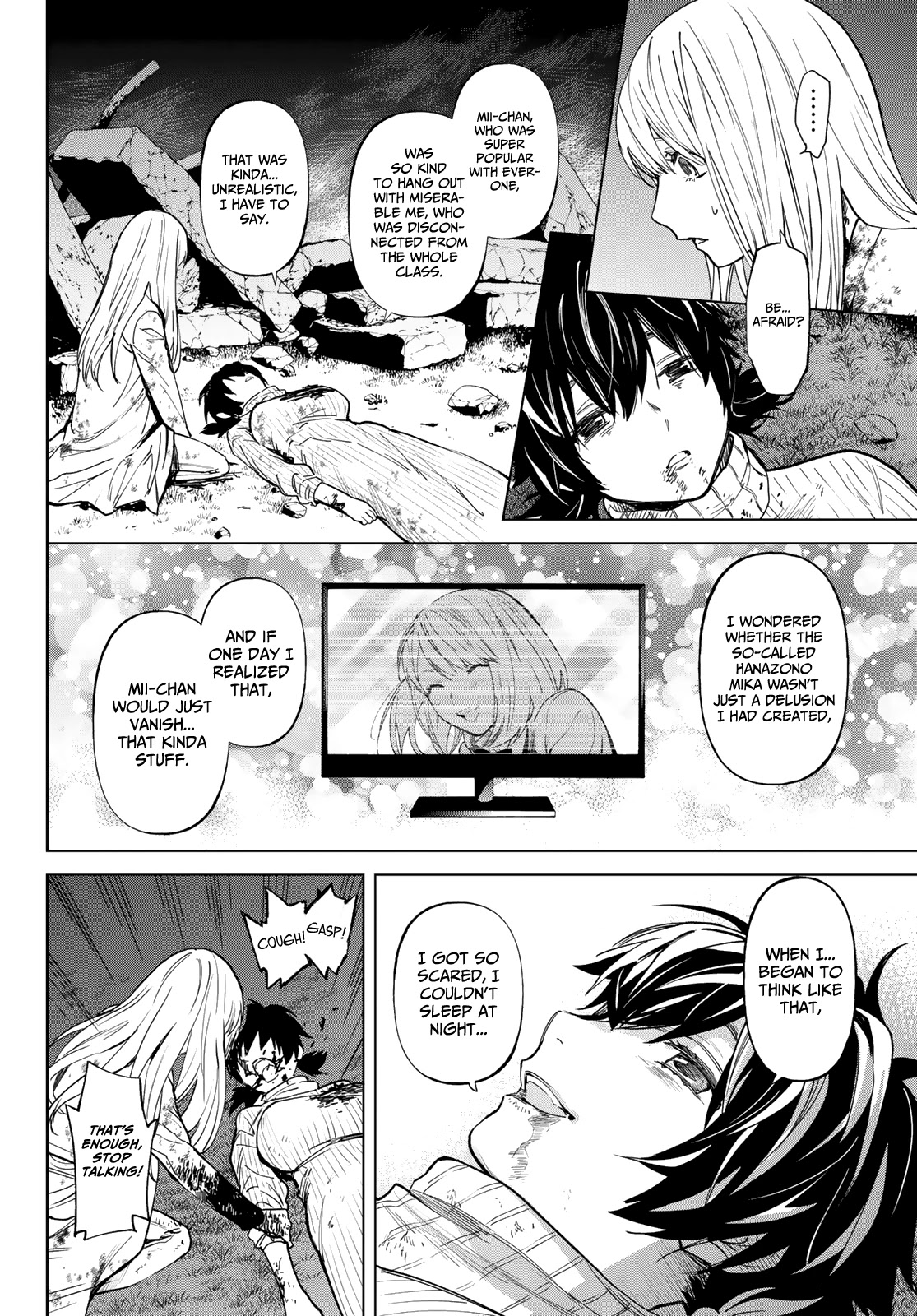 Konya wa Tsuki ga Kirei Desu ga, Toriaezu Shi ne Chapter 53 page 7 - Chapter 53: The beginning and end of love
