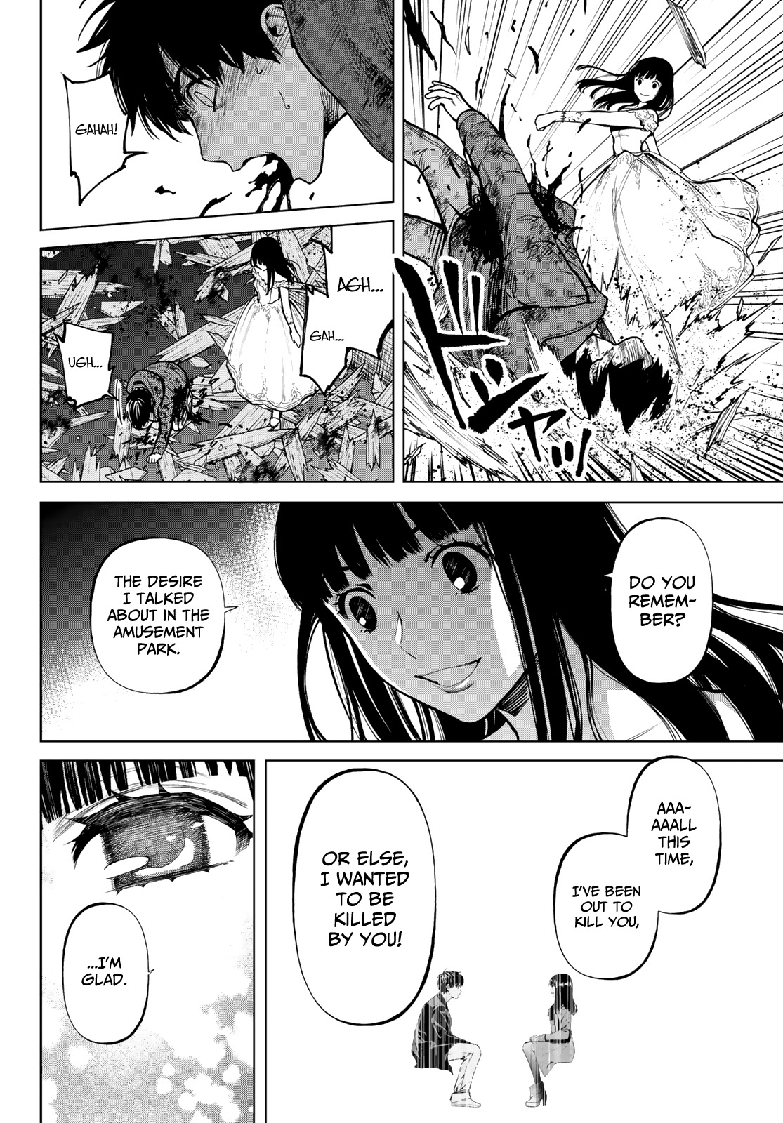 Konya wa Tsuki ga Kirei Desu ga, Toriaezu Shi ne Chapter 54 page 44 - Chapter 54: Beastly Love