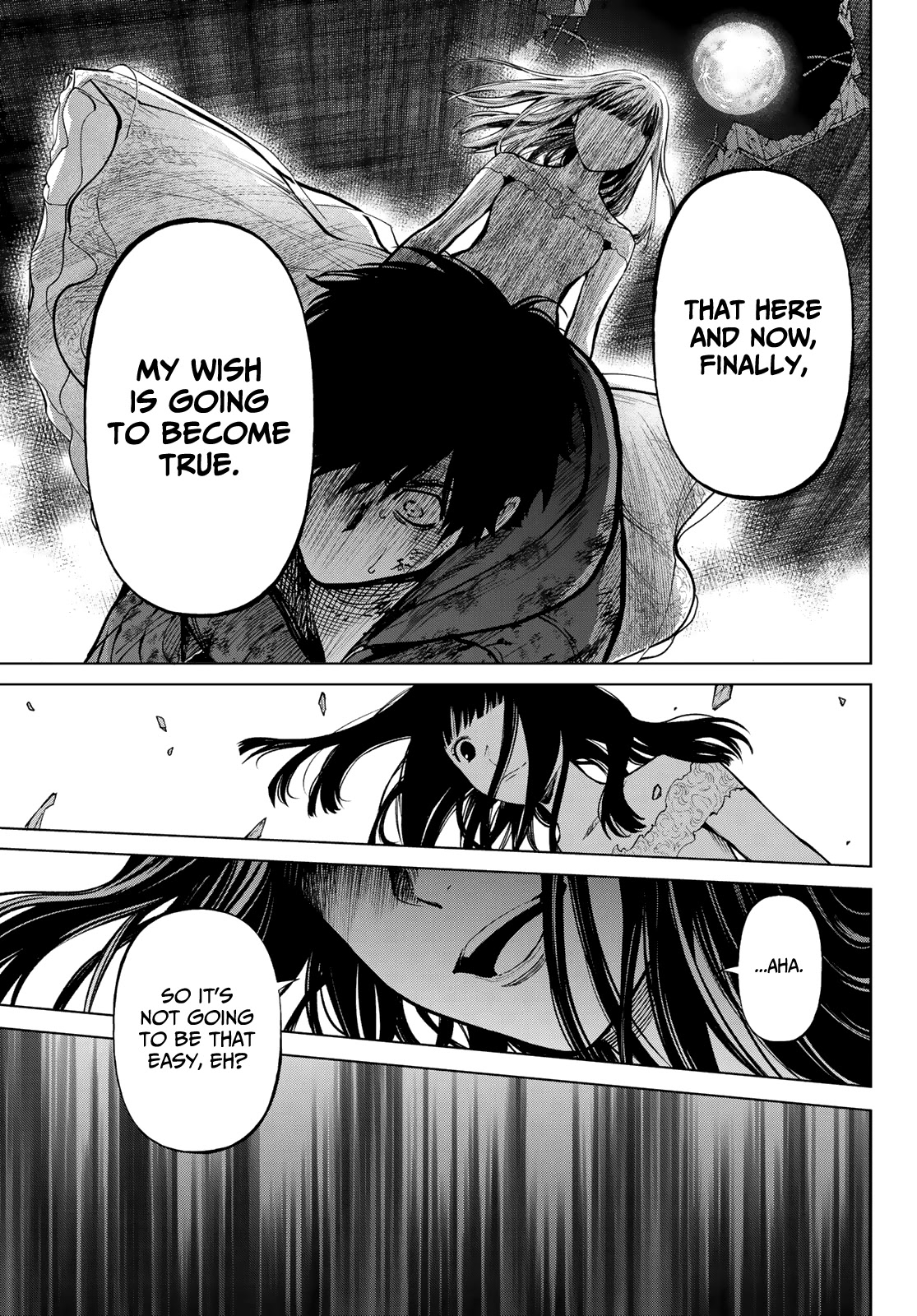 Konya wa Tsuki ga Kirei Desu ga, Toriaezu Shi ne Chapter 54 page 45 - Chapter 54: Beastly Love