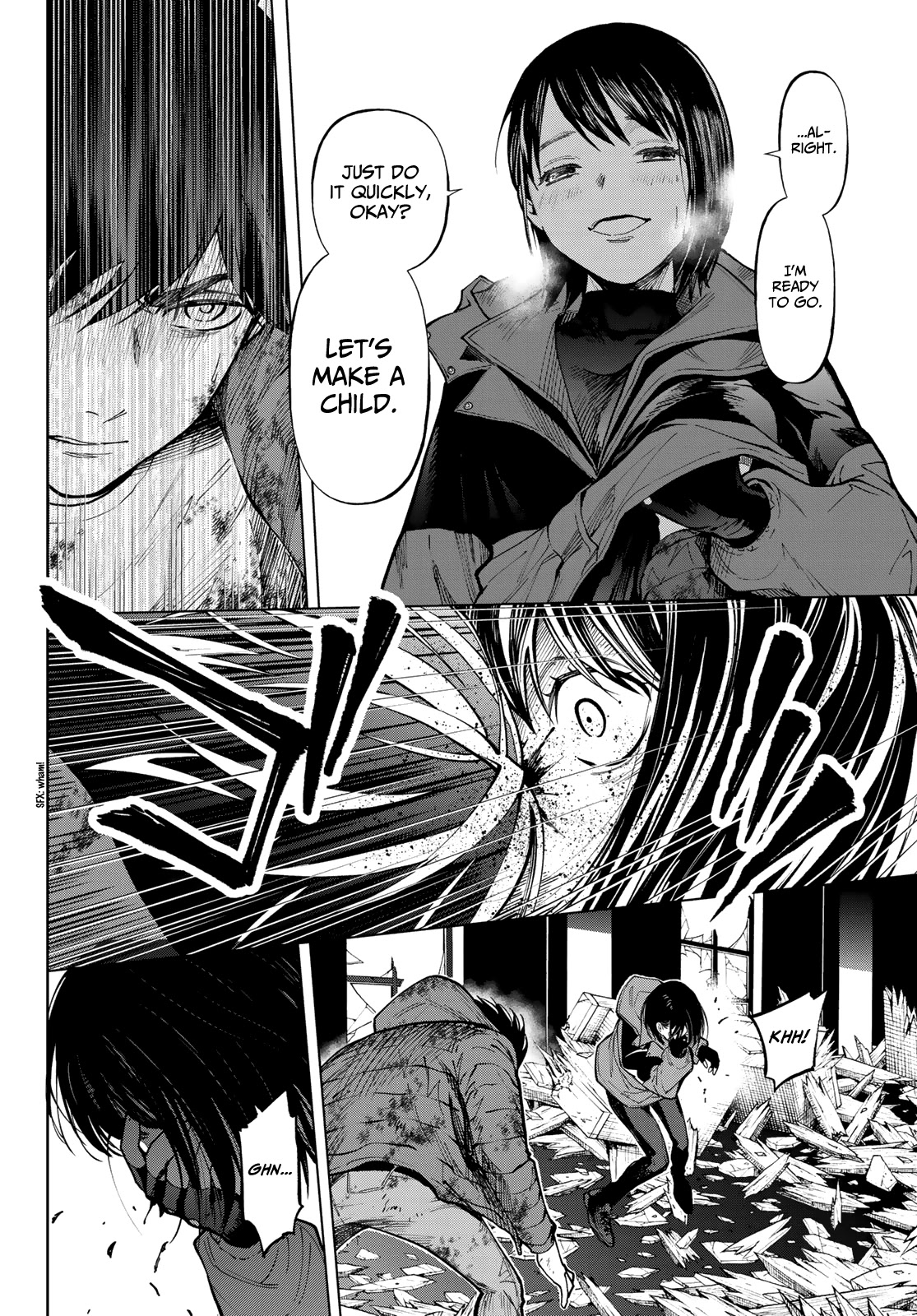 Konya wa Tsuki ga Kirei Desu ga, Toriaezu Shi ne Chapter 54 page 9 - Chapter 54: Beastly Love