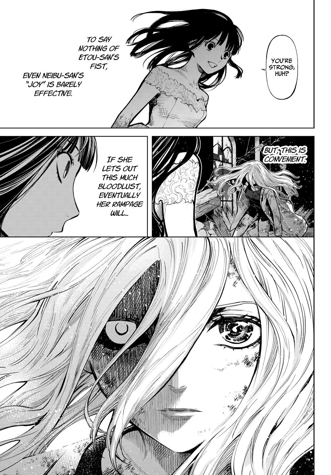 Konya wa Tsuki ga Kirei Desu ga, Toriaezu Shi ne Chapter 55 page 12 - Chapter 55: Looter