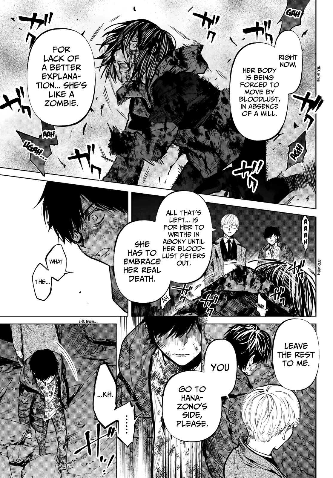Konya wa Tsuki ga Kirei Desu ga, Toriaezu Shi ne Chapter 56 page 12 - Chapter 56: End