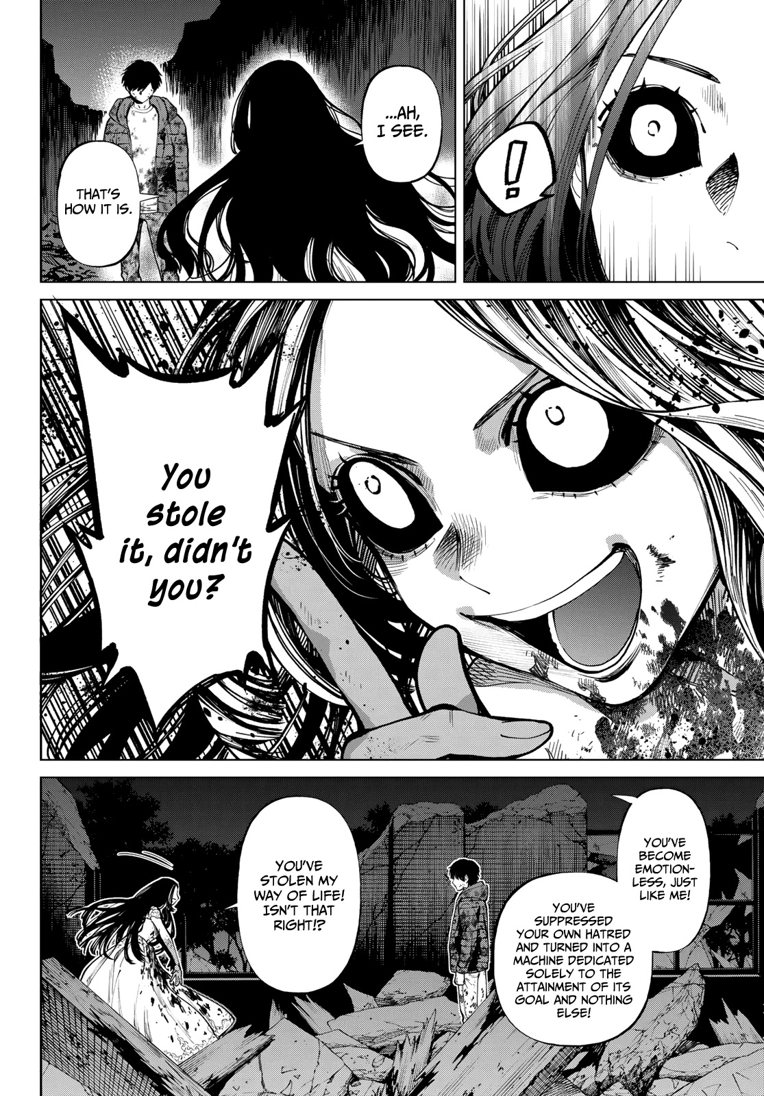 Konya wa Tsuki ga Kirei Desu ga, Toriaezu Shi ne Chapter 56 page 2 - Chapter 56: End
