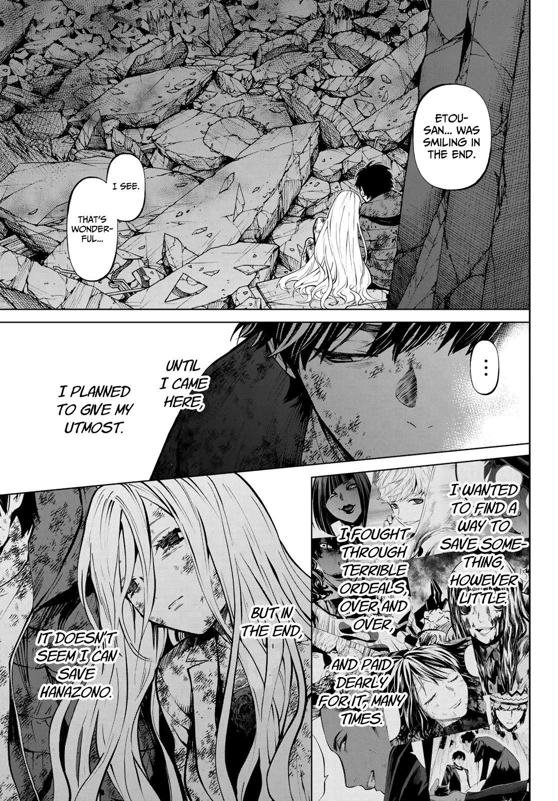 Konya wa Tsuki ga Kirei Desu ga, Toriaezu Shi ne Chapter 56 page 26 - Chapter 56: End