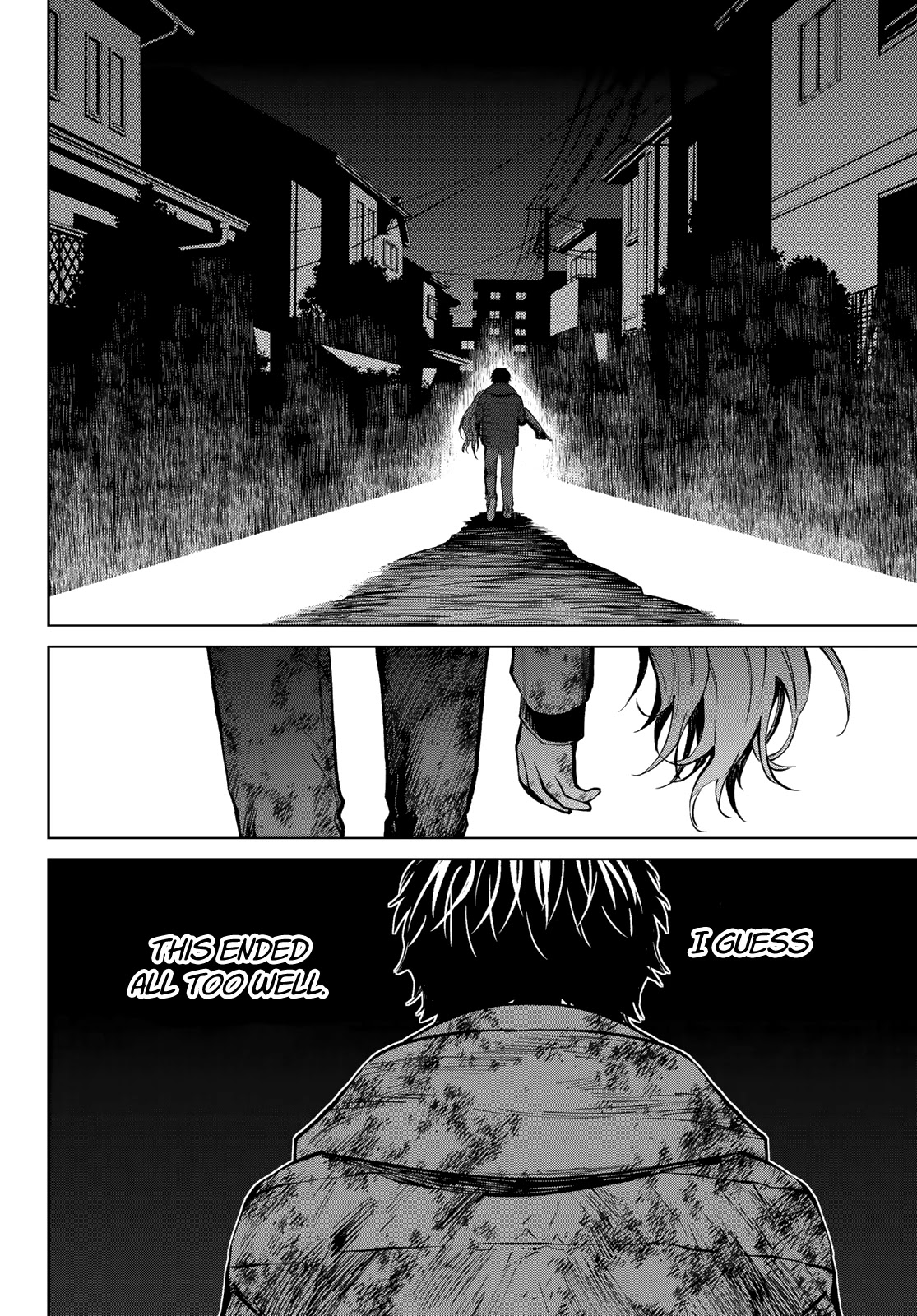 Konya wa Tsuki ga Kirei Desu ga, Toriaezu Shi ne Chapter 56 page 35 - Chapter 56: End