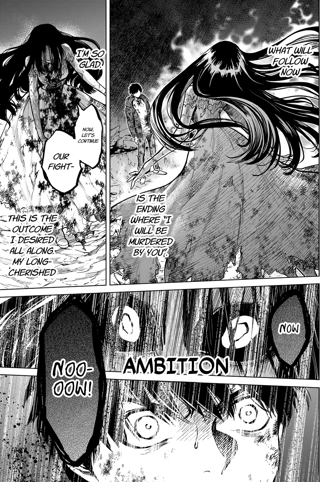 Konya wa Tsuki ga Kirei Desu ga, Toriaezu Shi ne Chapter 56 page 8 - Chapter 56: End
