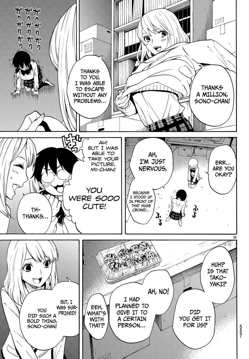 Konya wa Tsuki ga Kirei Desu ga, Toriaezu Shi ne Chapter 6 page 35 - Chapter 6 : Festival