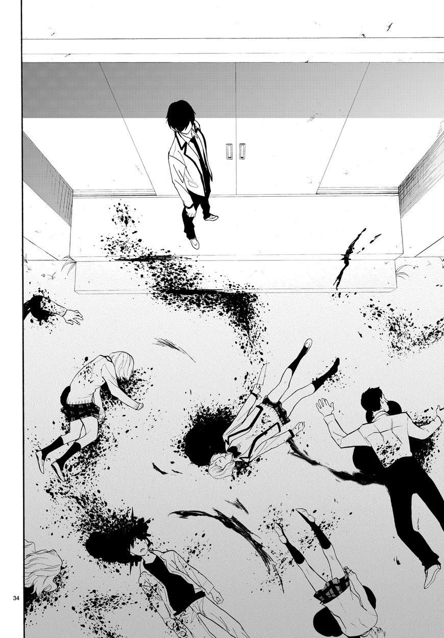 Konya wa Tsuki ga Kirei Desu ga, Toriaezu Shi ne Chapter 8 page 34 - Chapter 8 : Infection. Continued.