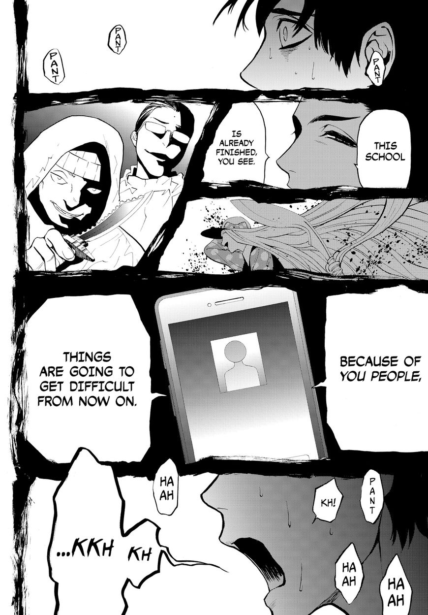 Konya wa Tsuki ga Kirei Desu ga, Toriaezu Shi ne Chapter 8 page 36 - Chapter 8 : Infection. Continued.