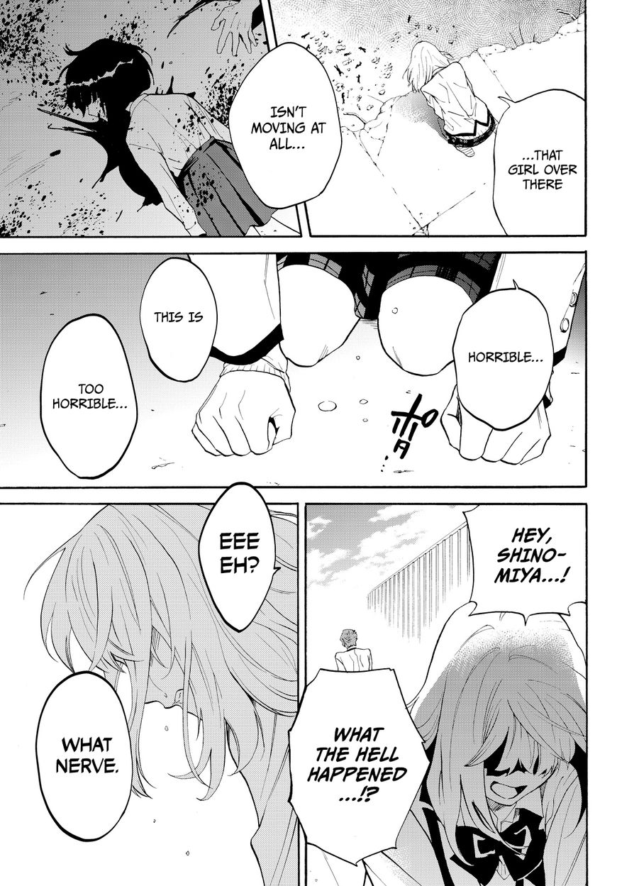 Konya wa Tsuki ga Kirei Desu ga, Toriaezu Shi ne Chapter 8 page 39 - Chapter 8 : Infection. Continued.