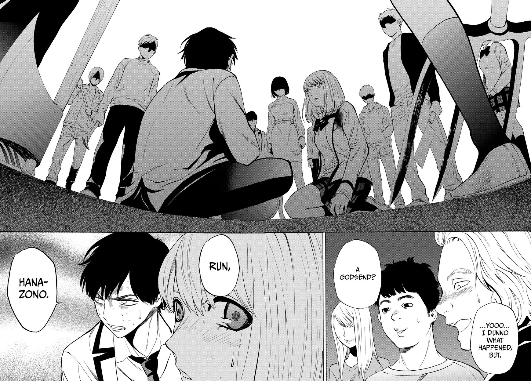 Konya wa Tsuki ga Kirei Desu ga, Toriaezu Shi ne Chapter 9 page 35 - Chapter 9 : Truth