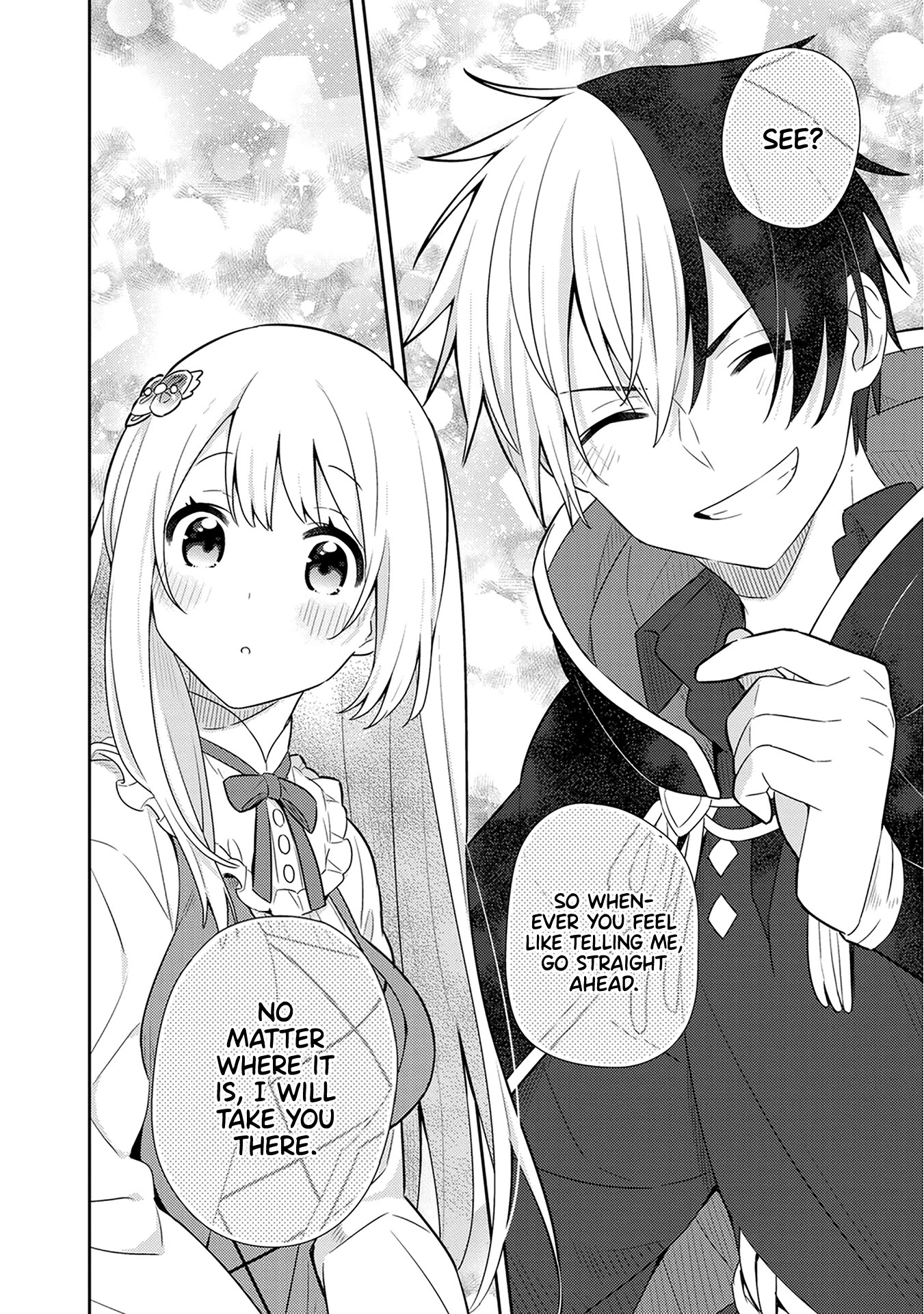 Konyaku Haki Sareta Reijo Wo Hirotta Ore Ga, Ikenai Koto Wo Oshiekomu Oishi Mono Wo Tabesasete Oshare Wo Sasete, Sekaichi Shiawasena Shojo Ni Produce! Chapter 23 page 12 - Chapter 23