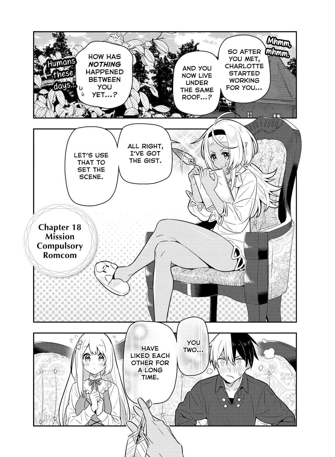 Konyaku Haki Sareta Reijo Wo Hirotta Ore Ga, Ikenai Koto Wo Oshiekomu Oishi Mono Wo Tabesasete Oshare Wo Sasete, Sekaichi Shiawasena Shojo Ni Produce! Chapter 36 page 1 - Chapter 36: Mission Compulsory Romcom