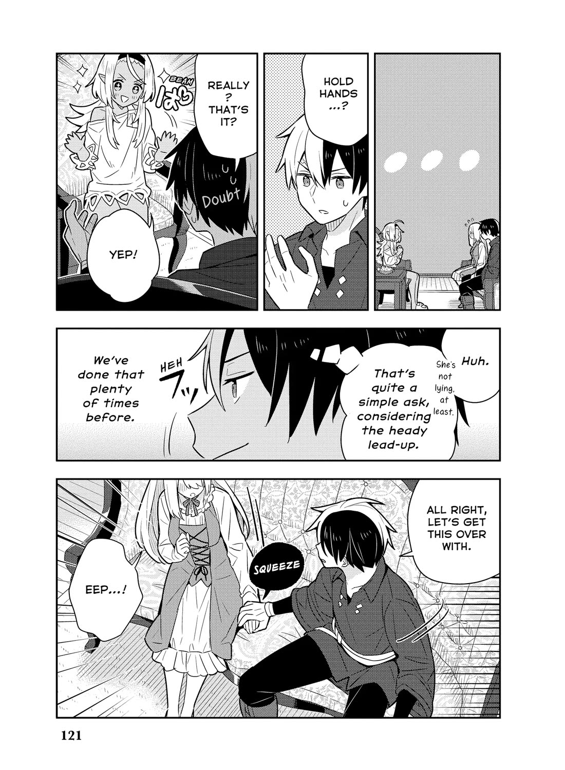 Konyaku Haki Sareta Reijo Wo Hirotta Ore Ga, Ikenai Koto Wo Oshiekomu Oishi Mono Wo Tabesasete Oshare Wo Sasete, Sekaichi Shiawasena Shojo Ni Produce! Chapter 36 page 7 - Chapter 36: Mission Compulsory Romcom