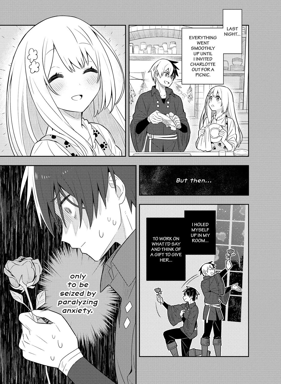 Konyaku Haki Sareta Reijo Wo Hirotta Ore Ga, Ikenai Koto Wo Oshiekomu Oishi Mono Wo Tabesasete Oshare Wo Sasete, Sekaichi Shiawasena Shojo Ni Produce! Chapter 38 page 12 - Chapter 38: The Flower Meadow Trap