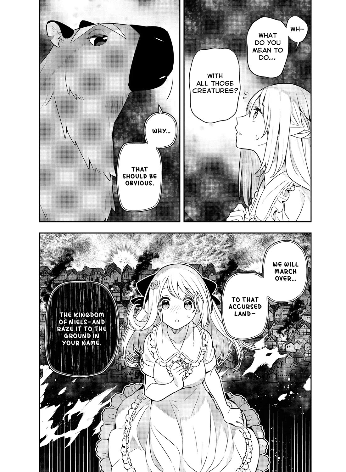 Konyaku Haki Sareta Reijo Wo Hirotta Ore Ga, Ikenai Koto Wo Oshiekomu Oishi Mono Wo Tabesasete Oshare Wo Sasete, Sekaichi Shiawasena Shojo Ni Produce! Chapter 39 page 21 - Chapter 39: Unrequested Revenge