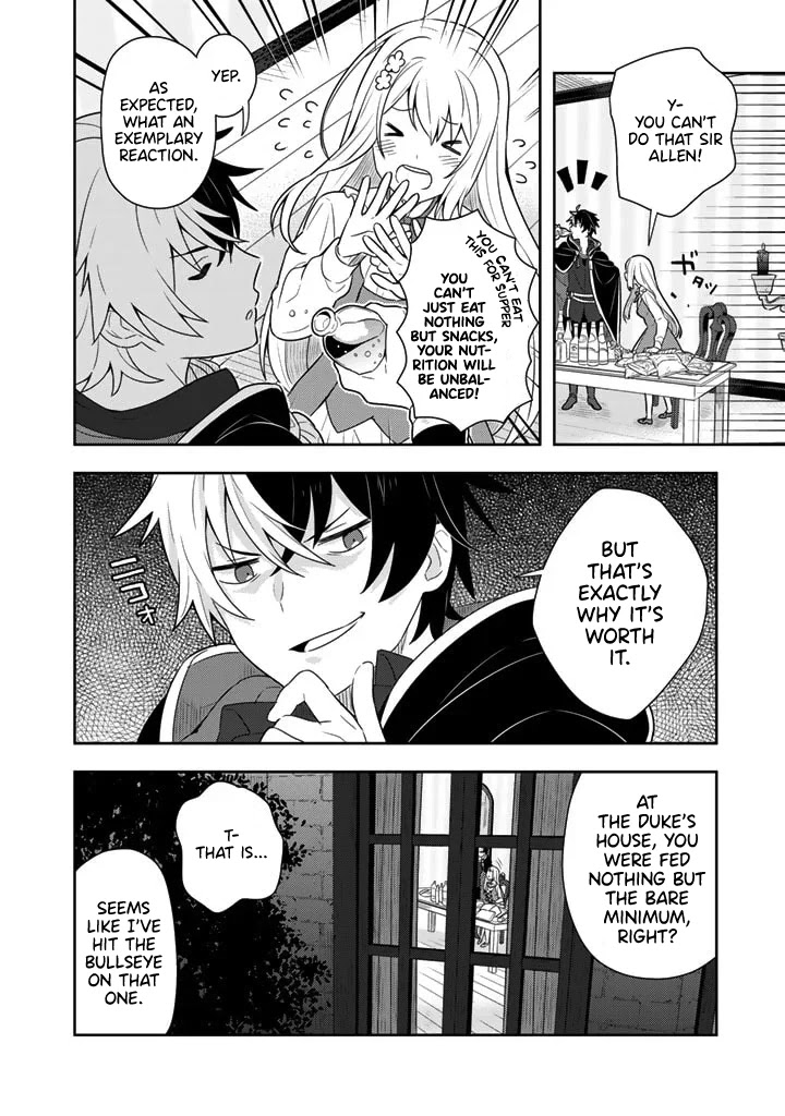 Konyaku Haki Sareta Reijo Wo Hirotta Ore Ga, Ikenai Koto Wo Oshiekomu Oishi Mono Wo Tabesasete Oshare Wo Sasete, Sekaichi Shiawasena Shojo Ni Produce! Chapter 4 page 14 - Chapter 4