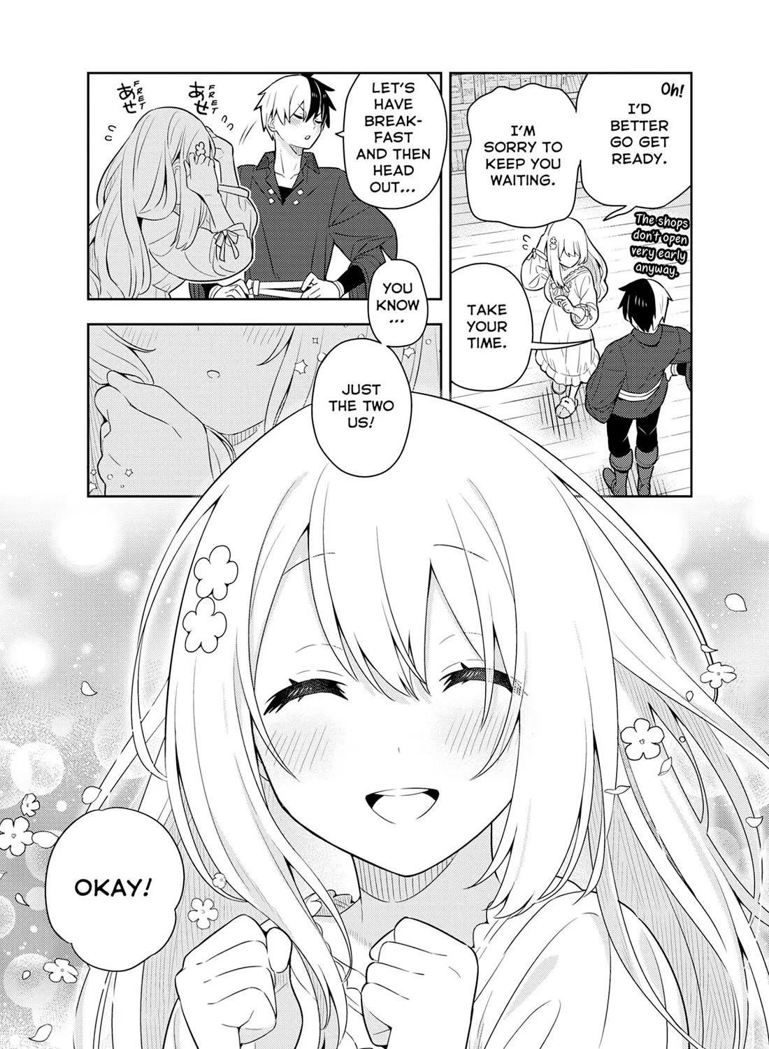 Konyaku Haki Sareta Reijo Wo Hirotta Ore Ga, Ikenai Koto Wo Oshiekomu Oishi Mono Wo Tabesasete Oshare Wo Sasete, Sekaichi Shiawasena Shojo Ni Produce! Chapter 43 page 13 - Chapter 43: Naughty First Date