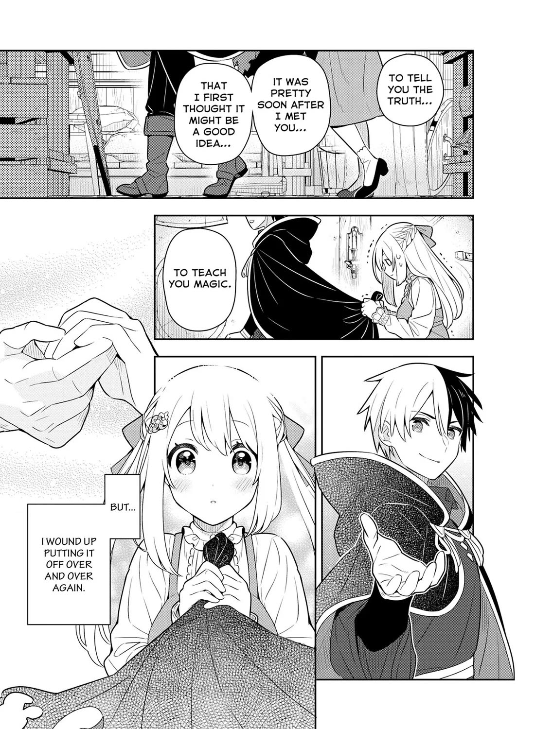 Konyaku Haki Sareta Reijo Wo Hirotta Ore Ga, Ikenai Koto Wo Oshiekomu Oishi Mono Wo Tabesasete Oshare Wo Sasete, Sekaichi Shiawasena Shojo Ni Produce! Chapter 44 page 5 - Chapter 44: Shopping for Magic Items