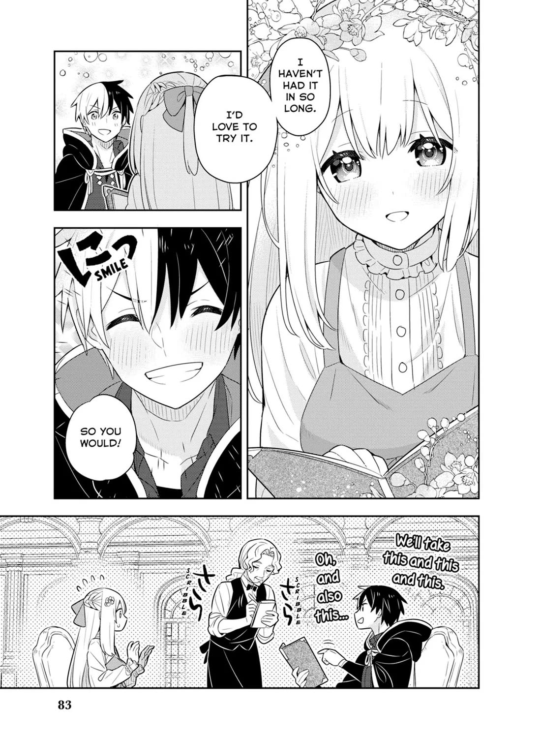 Konyaku Haki Sareta Reijo Wo Hirotta Ore Ga, Ikenai Koto Wo Oshiekomu Oishi Mono Wo Tabesasete Oshare Wo Sasete, Sekaichi Shiawasena Shojo Ni Produce! Chapter 45 page 11 - Chapter 45: Charlotte's Future