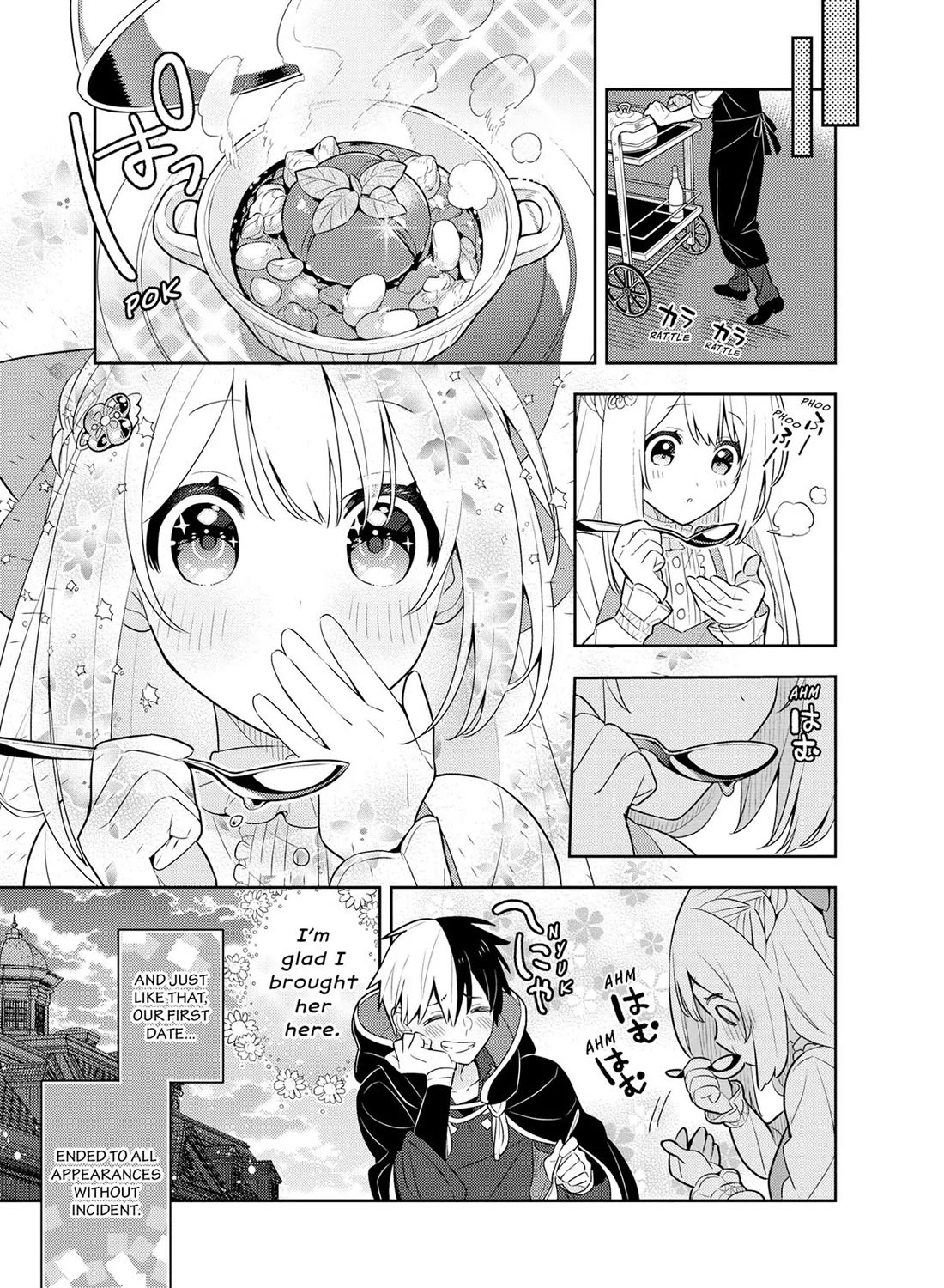 Konyaku Haki Sareta Reijo Wo Hirotta Ore Ga, Ikenai Koto Wo Oshiekomu Oishi Mono Wo Tabesasete Oshare Wo Sasete, Sekaichi Shiawasena Shojo Ni Produce! Chapter 46 page 7 - Chapter 46: A Vital Mission Wraps Up