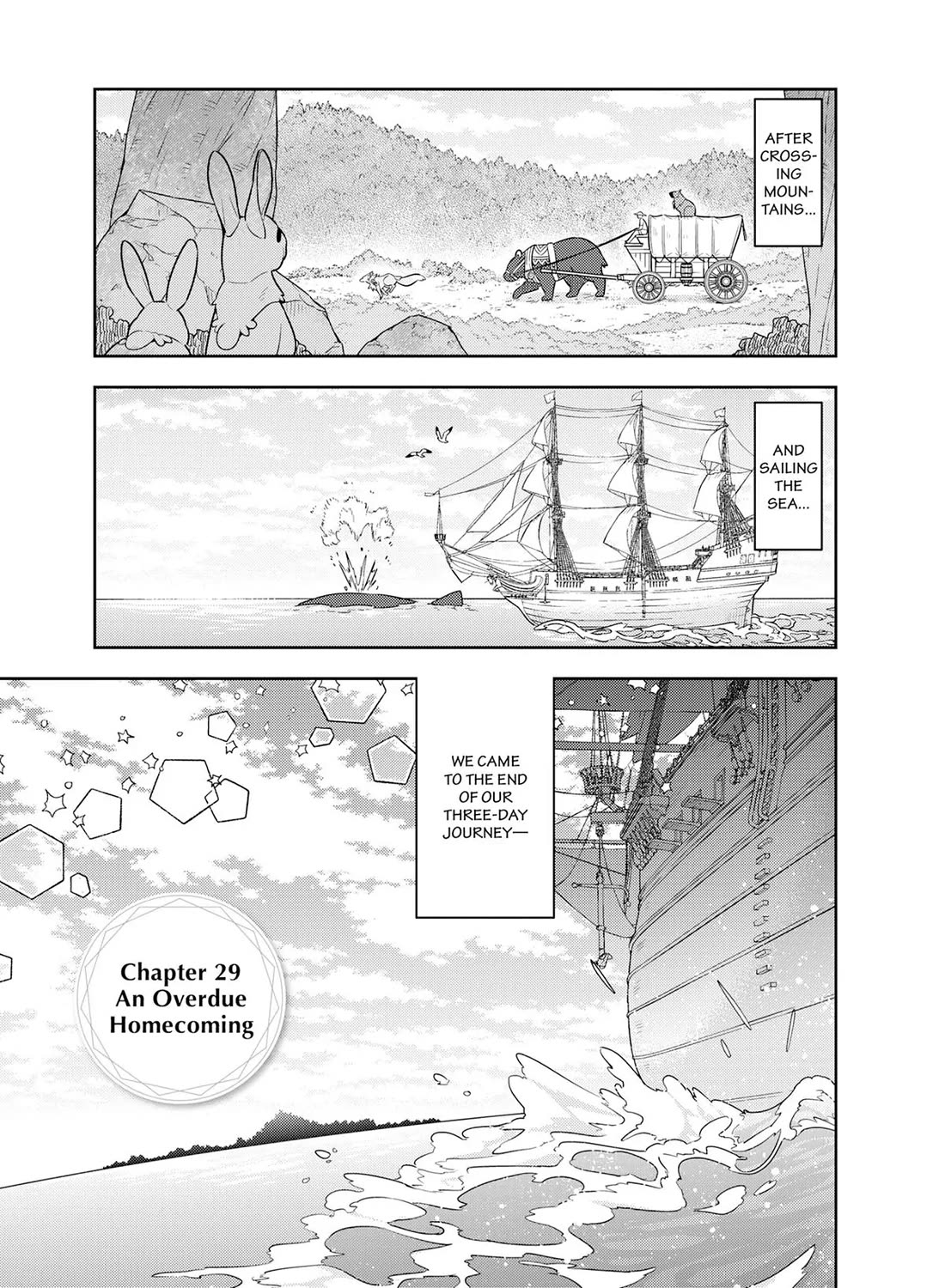 Konyaku Haki Sareta Reijo Wo Hirotta Ore Ga, Ikenai Koto Wo Oshiekomu Oishi Mono Wo Tabesasete Oshare Wo Sasete, Sekaichi Shiawasena Shojo Ni Produce! Chapter 47 page 1 - Chapter 47: An Overdue Homecoming