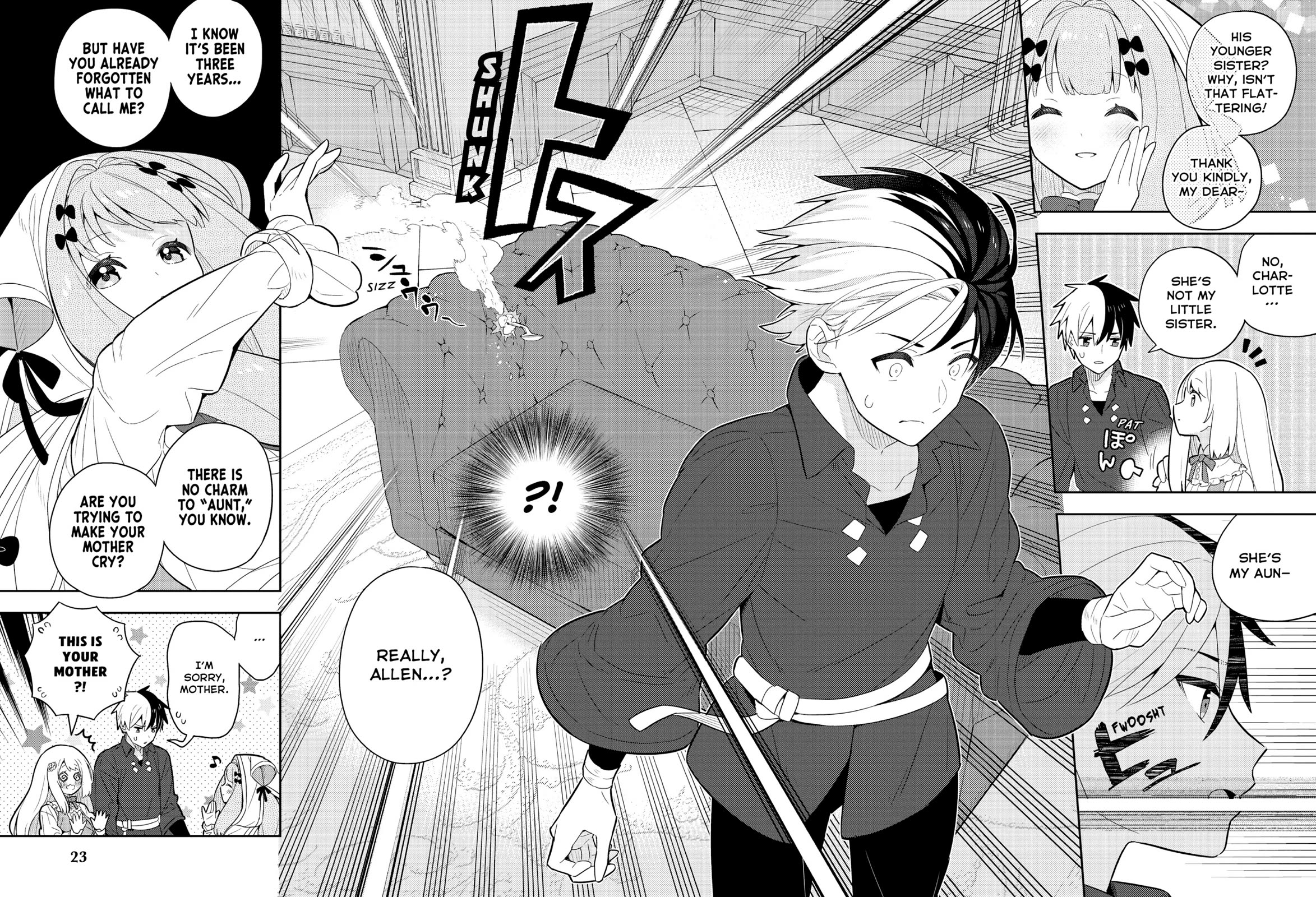 Konyaku Haki Sareta Reijo Wo Hirotta Ore Ga, Ikenai Koto Wo Oshiekomu Oishi Mono Wo Tabesasete Oshare Wo Sasete, Sekaichi Shiawasena Shojo Ni Produce! Chapter 48 page 23 - Chapter 48: The Crawford Family