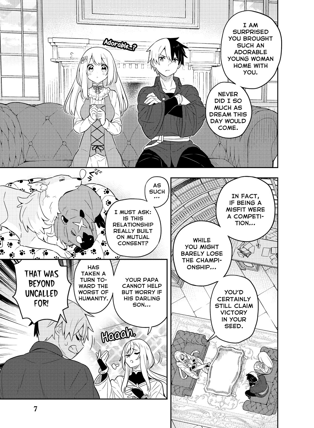 Konyaku Haki Sareta Reijo Wo Hirotta Ore Ga, Ikenai Koto Wo Oshiekomu Oishi Mono Wo Tabesasete Oshare Wo Sasete, Sekaichi Shiawasena Shojo Ni Produce! Chapter 48 page 8 - Chapter 48: The Crawford Family