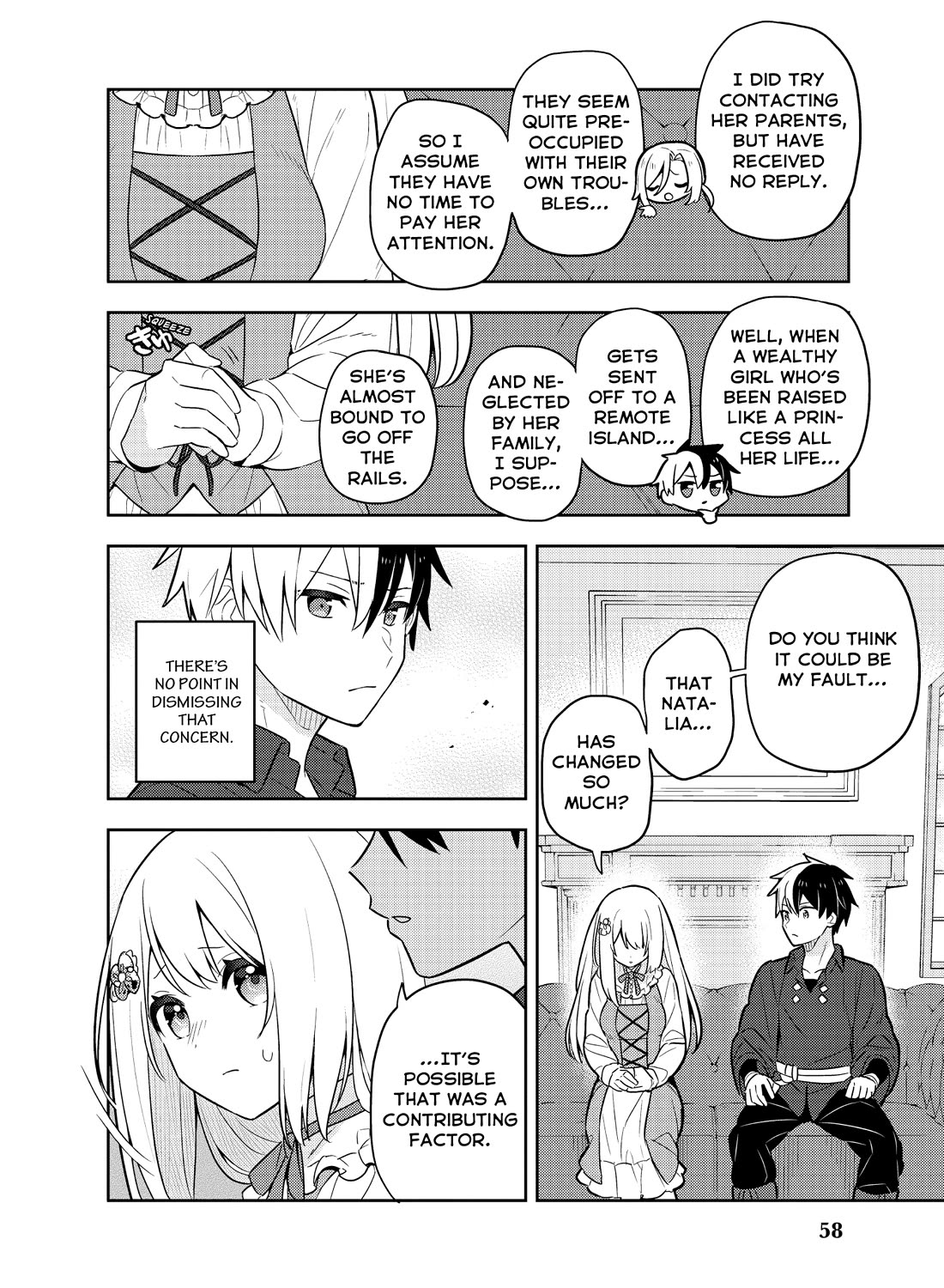 Konyaku Haki Sareta Reijo Wo Hirotta Ore Ga, Ikenai Koto Wo Oshiekomu Oishi Mono Wo Tabesasete Oshare Wo Sasete, Sekaichi Shiawasena Shojo Ni Produce! Chapter 49 page 17 - Chapter 49: Natalia Evans