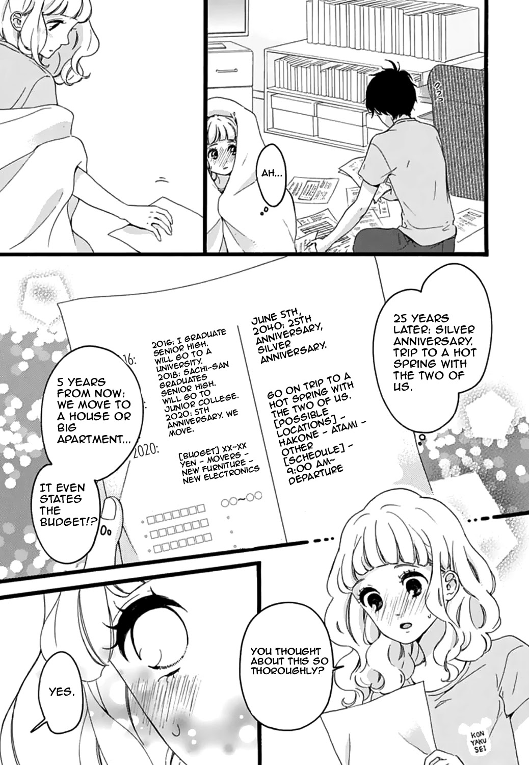 Konyakusei Chapter 11 page 11 - Chapter 11