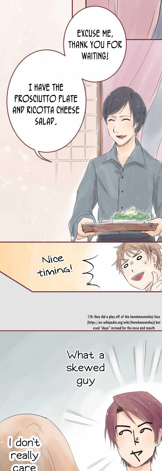 Koodori no Hitosara Chapter 1 page 15 - Chapter 1: Prosciutto and Wine