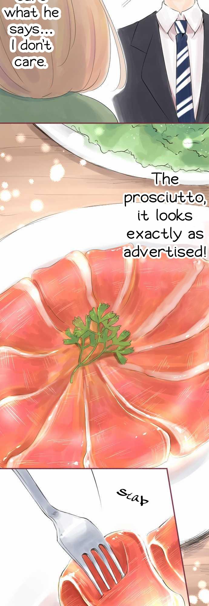 Koodori no Hitosara Chapter 1 page 16 - Chapter 1: Prosciutto and Wine