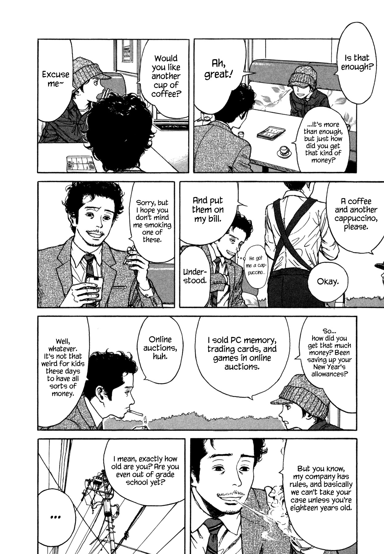 Koohii Jikan Chapter 2 page 6 - Chapter 2: Cappuccino Kid