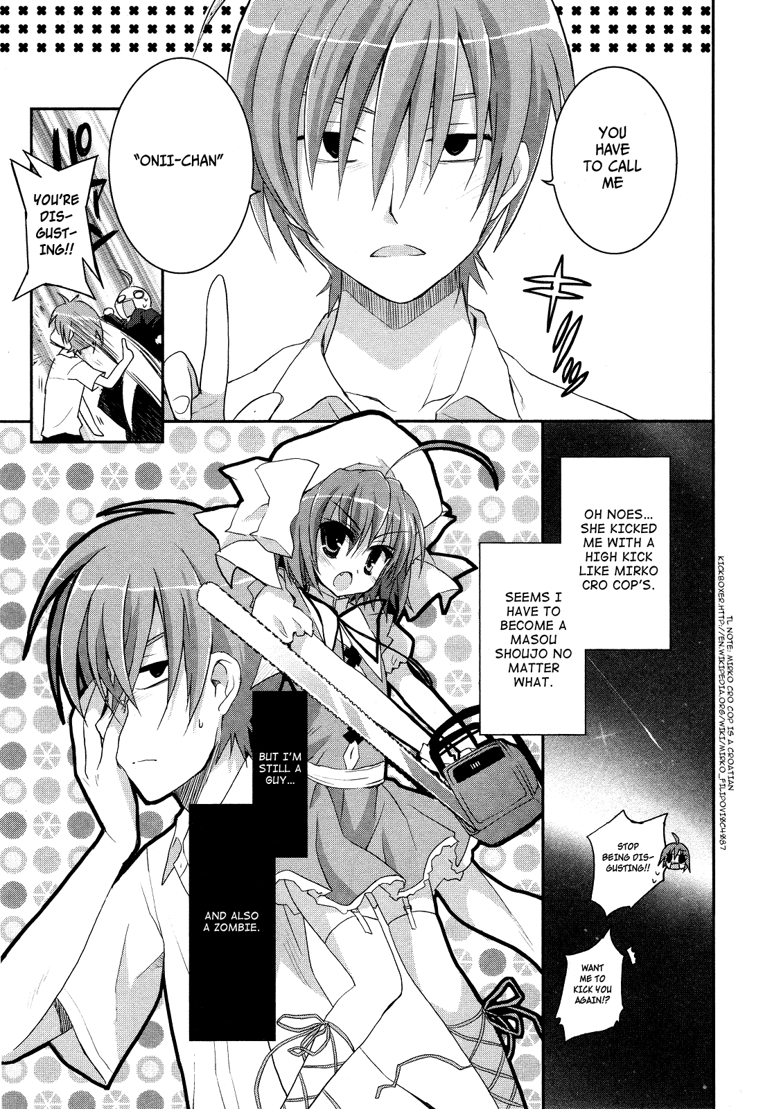 Kore wa Zombie desu ka? Chapter 1 page 32 - Chapter 1: Yes, I am a Masou Shoujo.