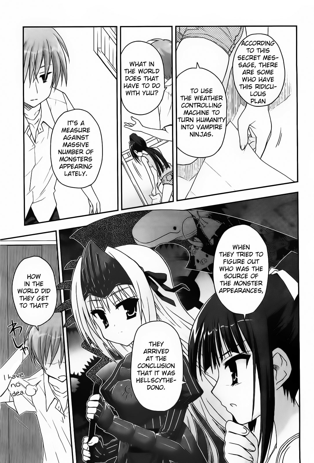 Kore wa Zombie desu ka? Chapter 14 page 5 - Chapter 14: Welcome talk is exchanged over drinks