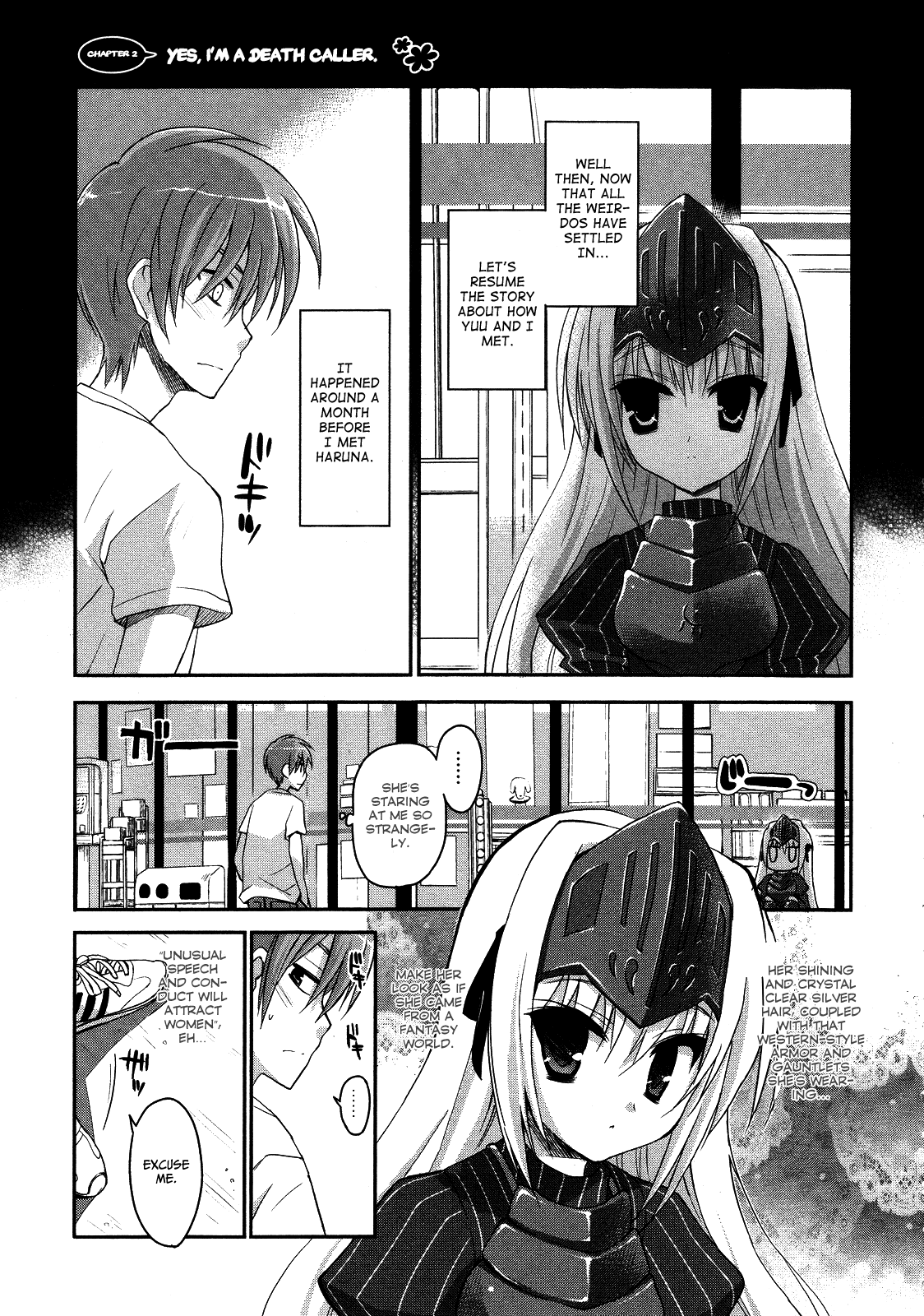 Kore wa Zombie desu ka? Chapter 2 page 1 - Chapter 2: Yes, I am a Death Caller.