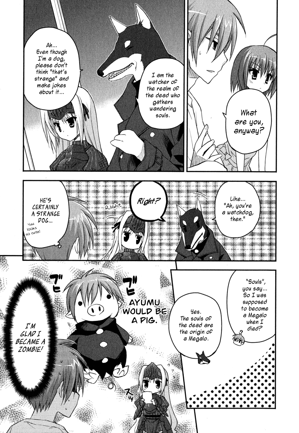 Kore wa Zombie desu ka? Chapter 6 page 10 - Chapter 6: Ayumu Would Be a Pig