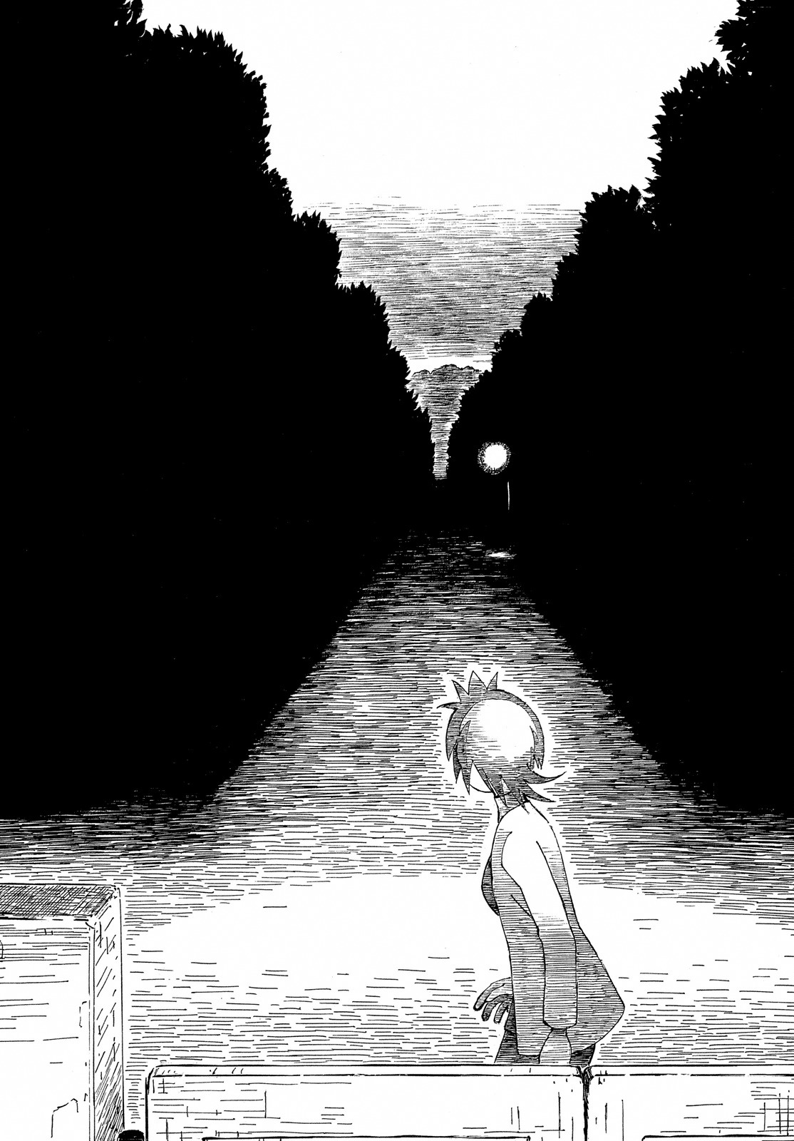 Kotonoba Drive Chapter 33 page 8 - Chapter 33: The Avenue of Black Trees