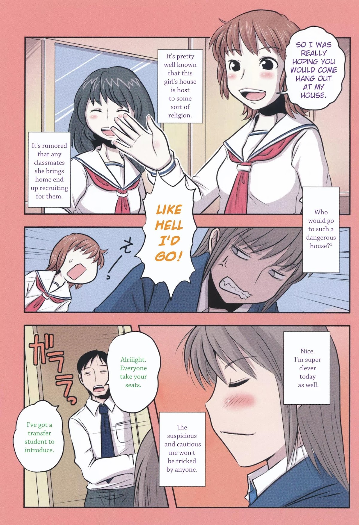 Kotoura-san Chapter 1 page 1 - Chapter 1