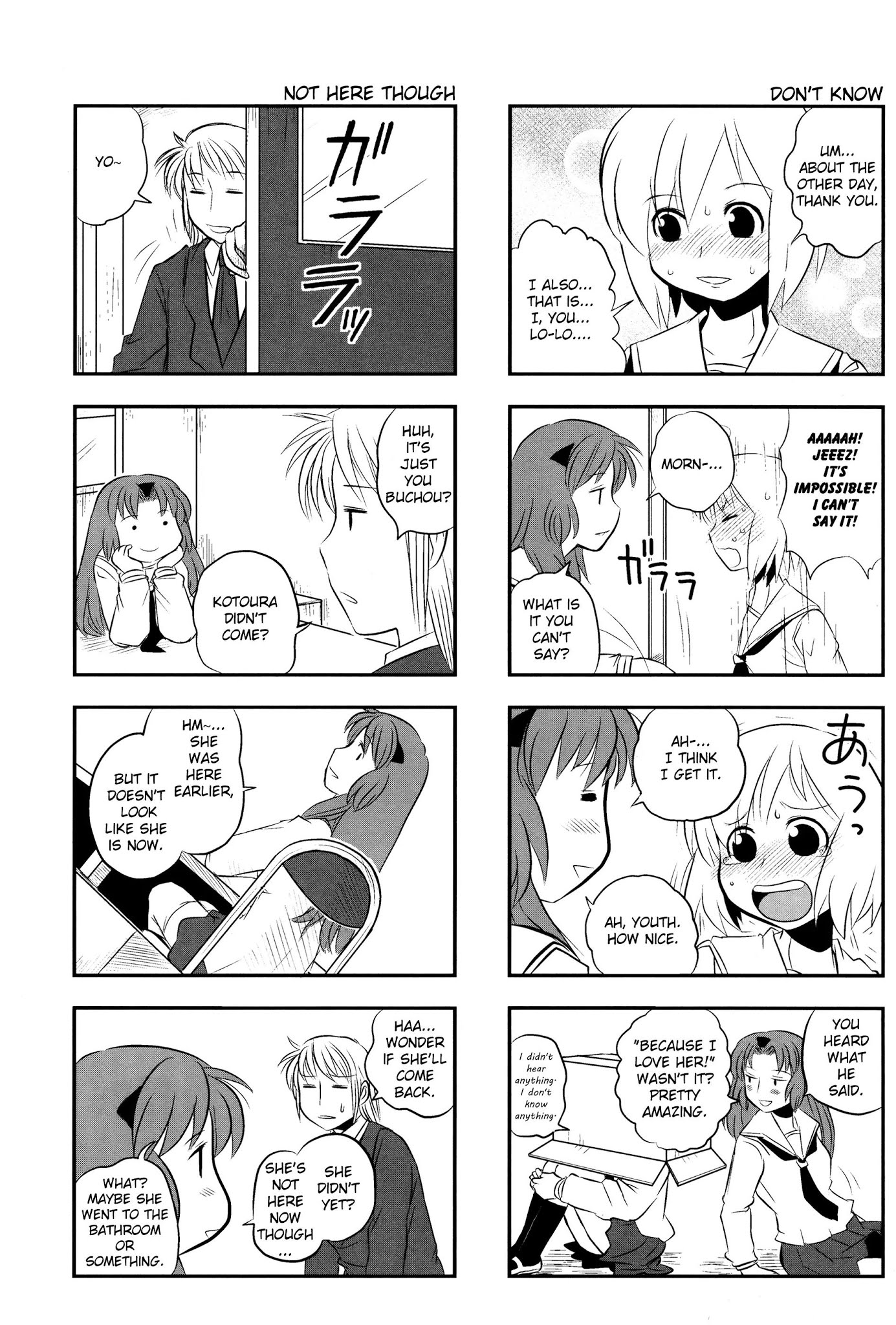 Kotoura-san Chapter 3 page 5 - Chapter 3