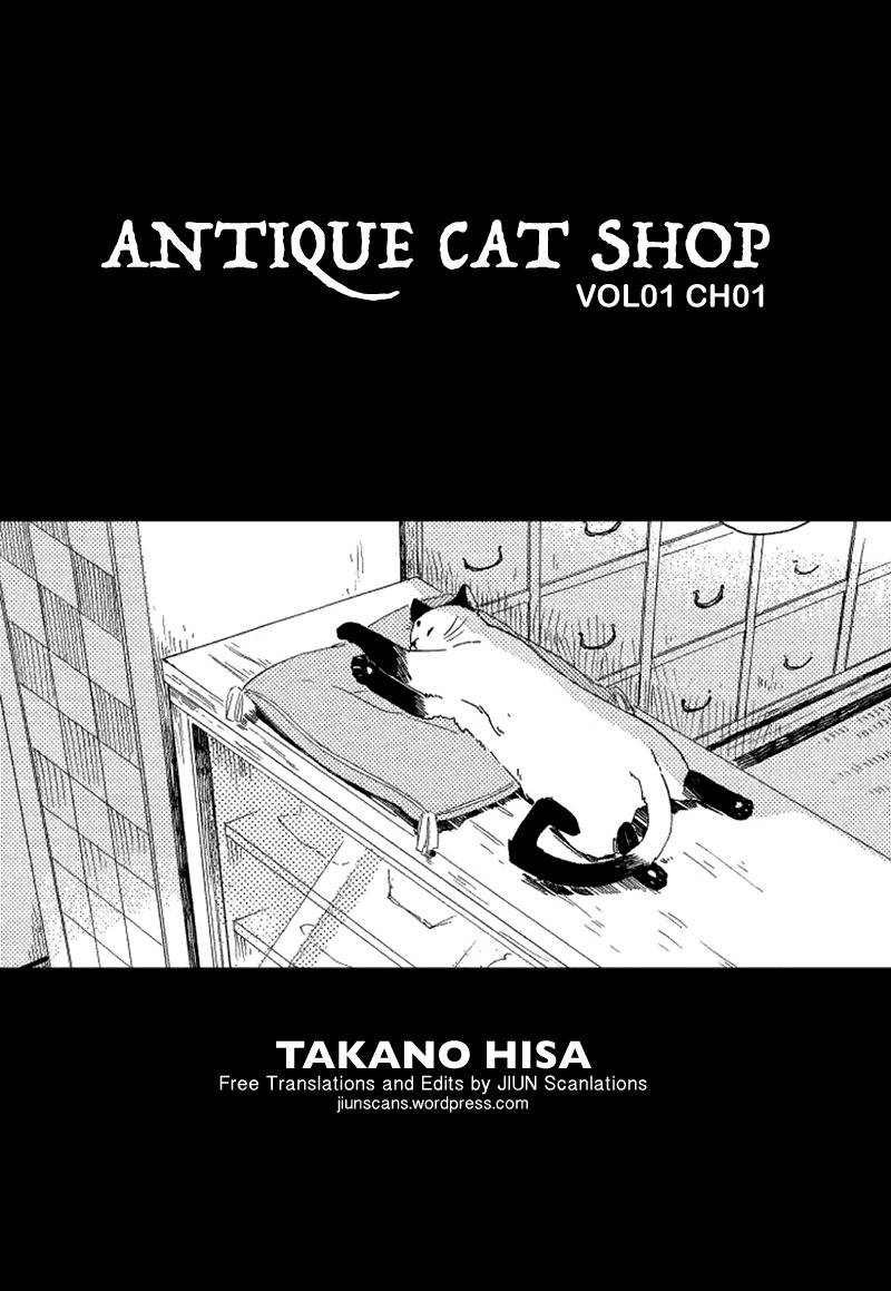 Kottou Nekoya Chapter 1 page 1 - Chapter 1: Antique Cat Shop