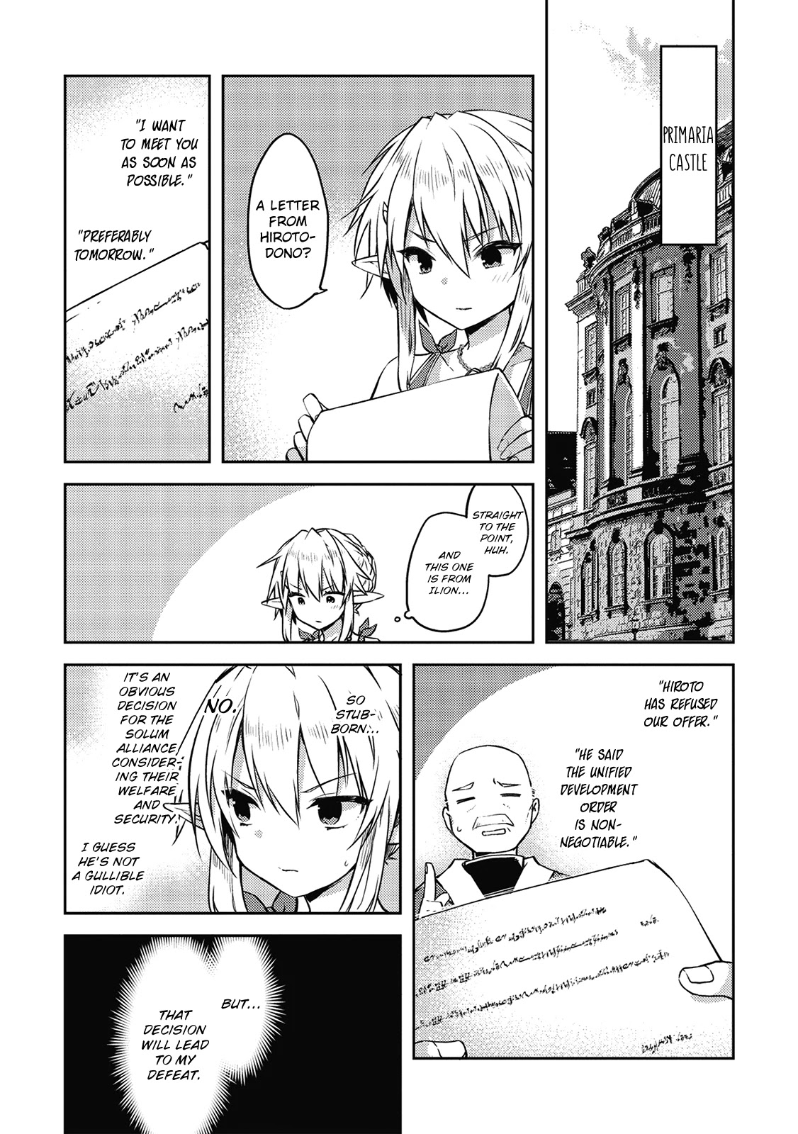 Kou 1 Desu ga Isekai de Joushu Hajimemashita Chapter 40 page 5 - Chapter 40: Mimia's Decision