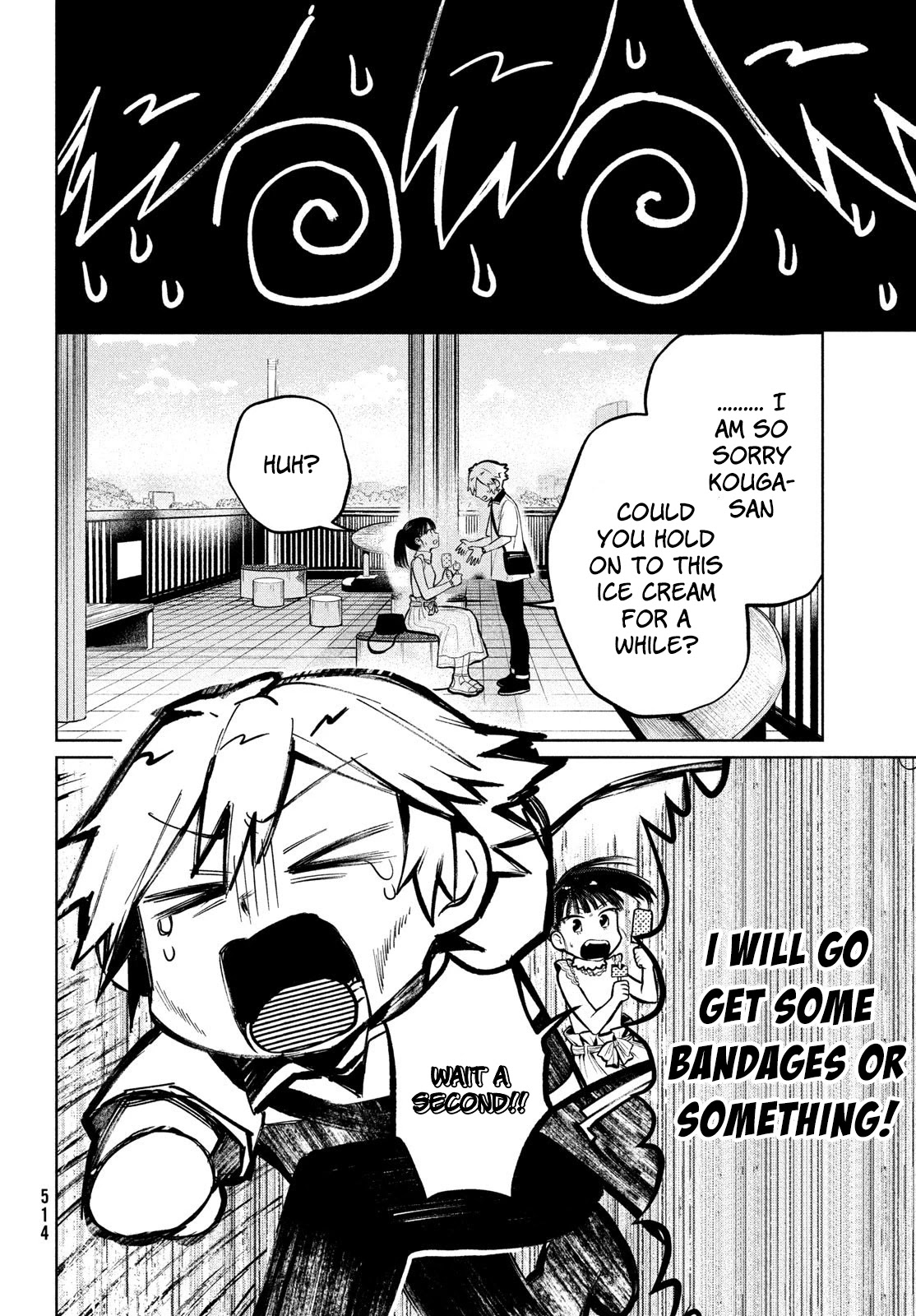 Kouga-san no Kamiguse Chapter 13 page 21 - Chapter 13: The First Date