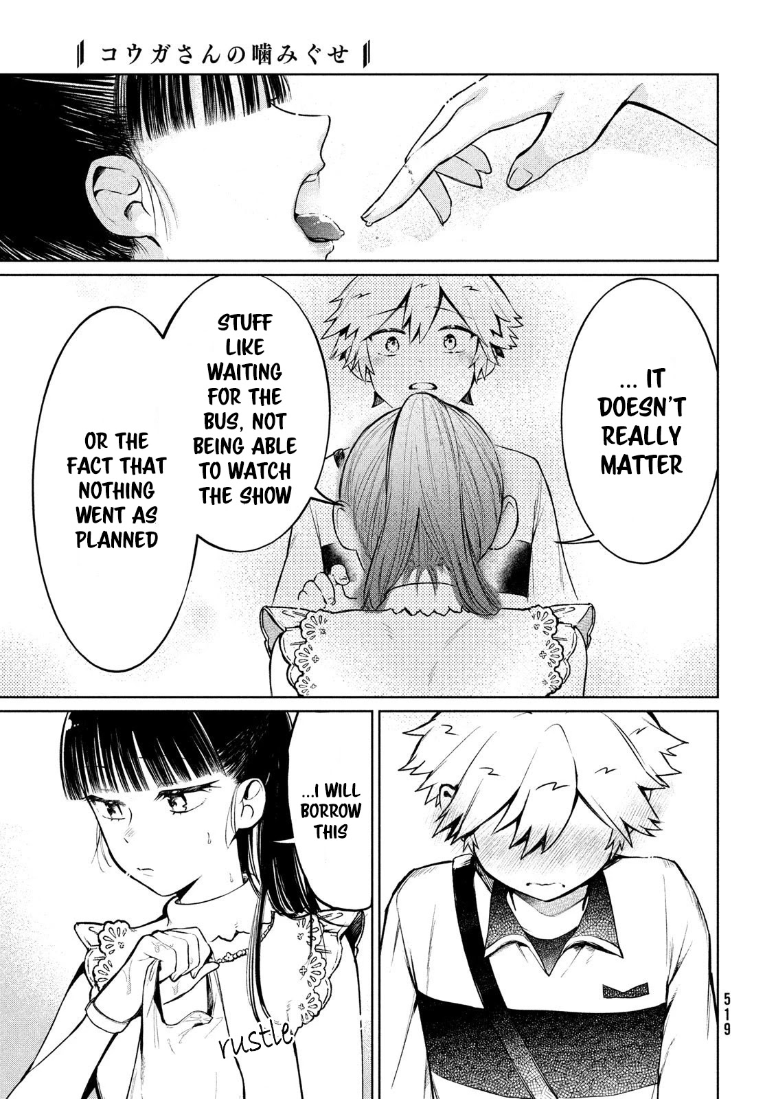 Kouga-san no Kamiguse Chapter 13 page 26 - Chapter 13: The First Date