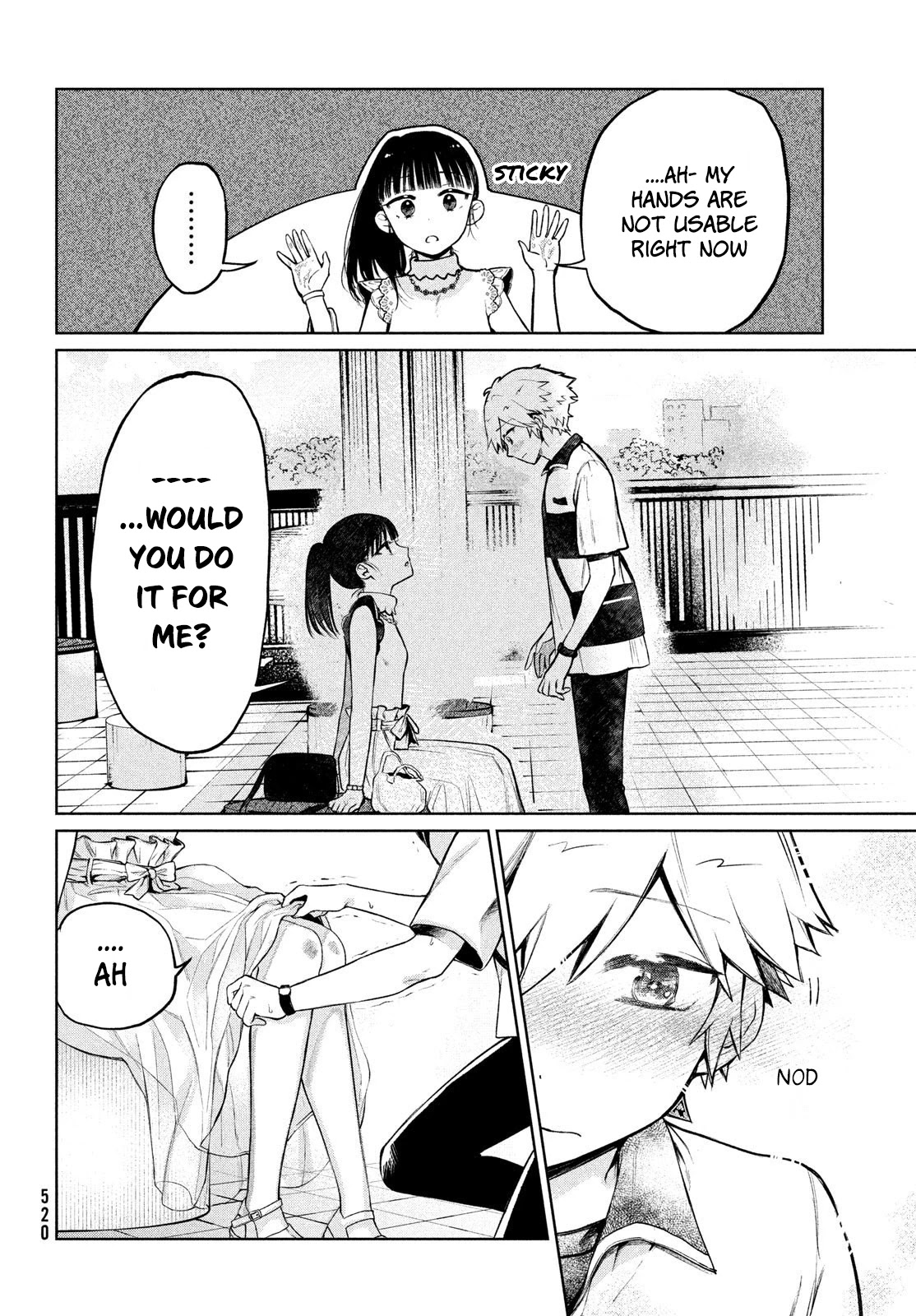 Kouga-san no Kamiguse Chapter 13 page 27 - Chapter 13: The First Date