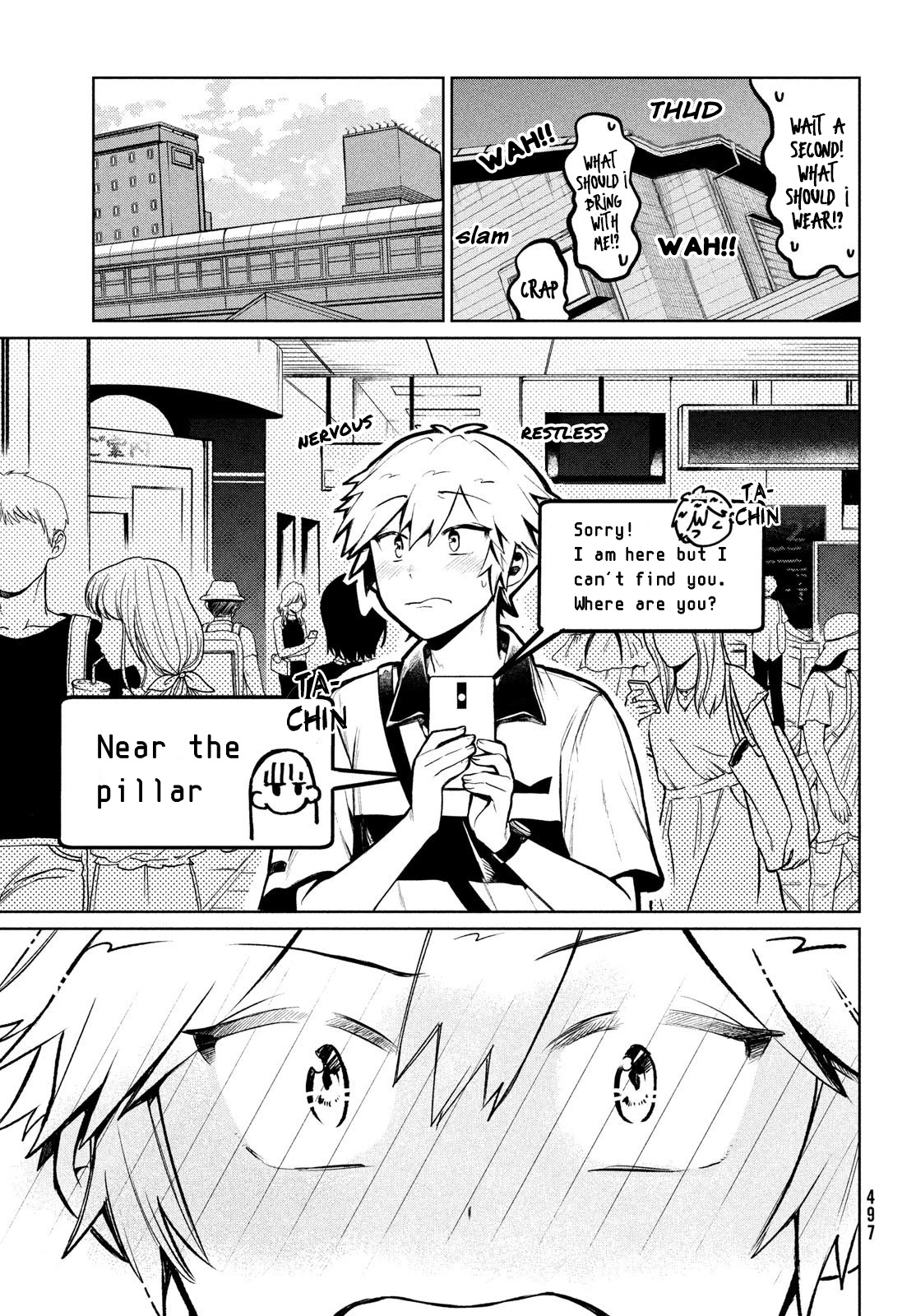 Kouga-san no Kamiguse Chapter 13 page 4 - Chapter 13: The First Date