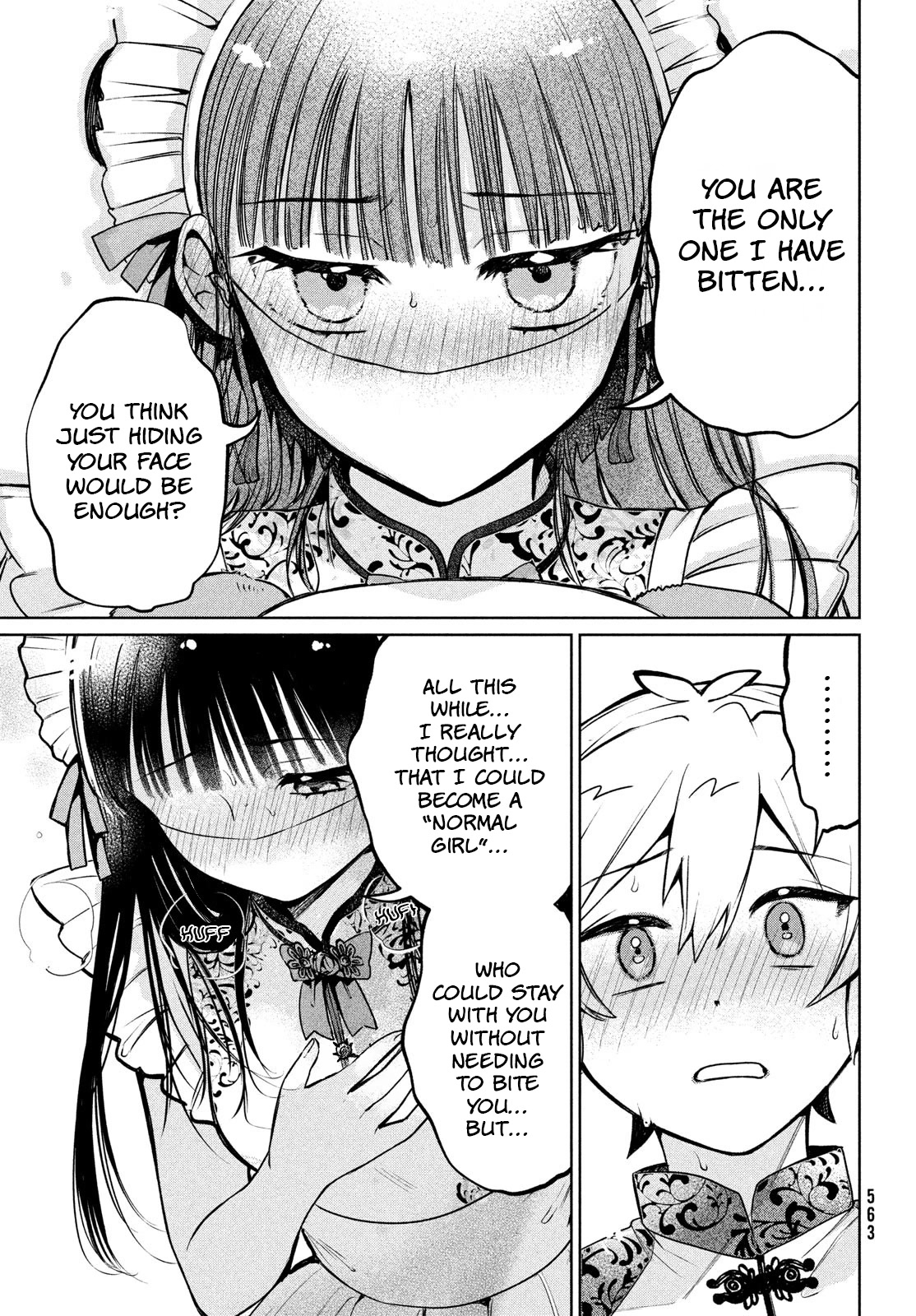 Kouga-san no Kamiguse Chapter 17 page 14 - Chapter 17: Two people who are not normal