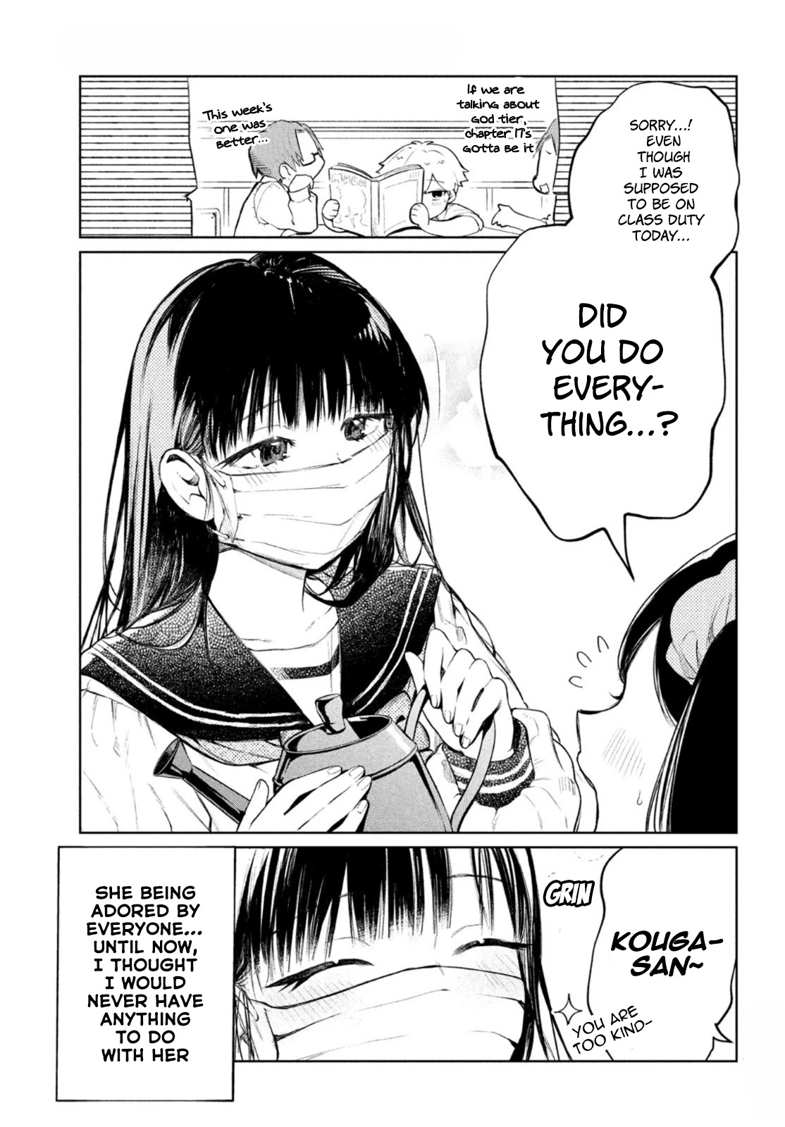 Kouga-san no Kamiguse Chapter 2 page 6 - Chapter 2: Our Promise