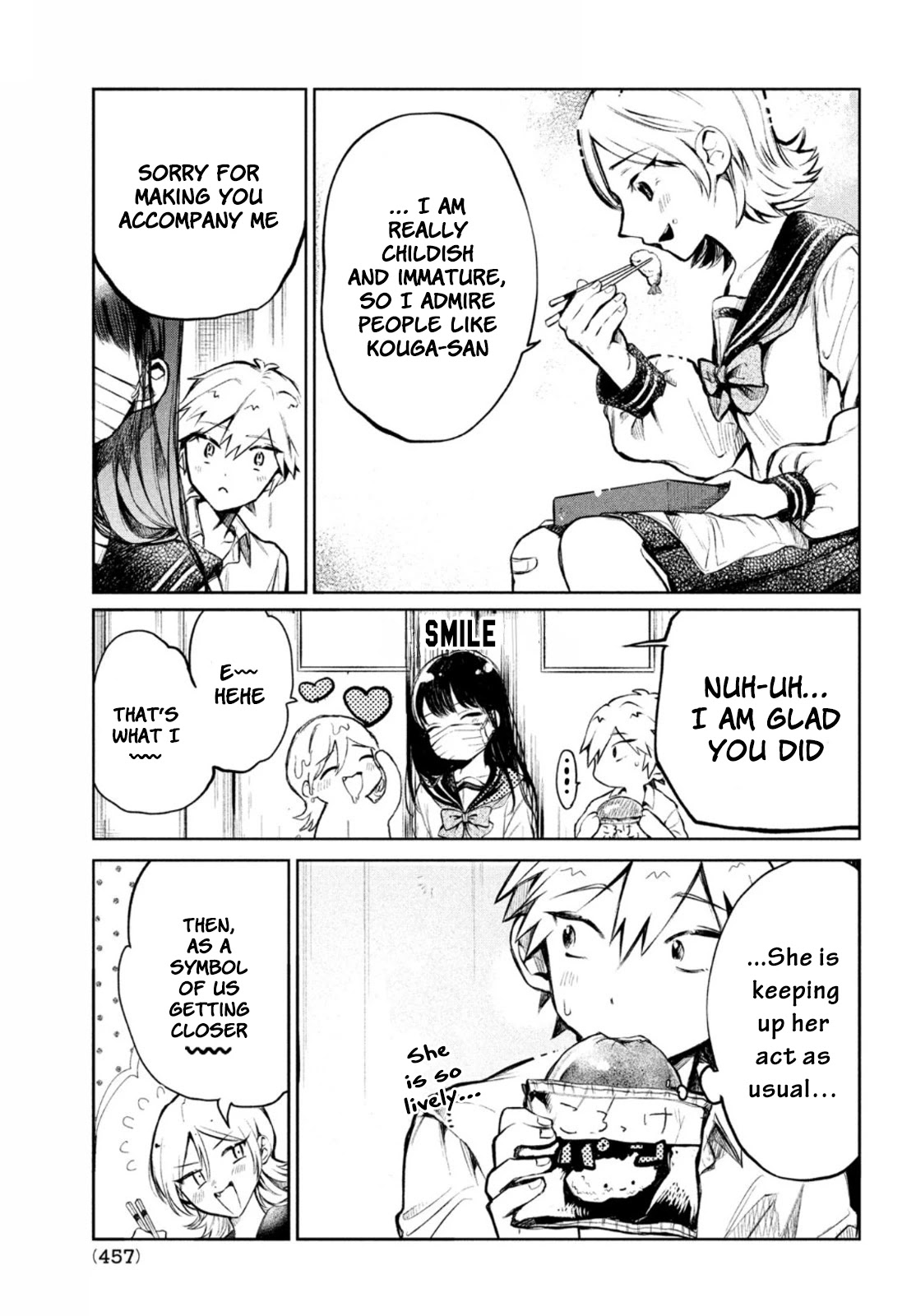 Kouga-san no Kamiguse Chapter 4 page 5 - Chapter 4: The Lunch Together