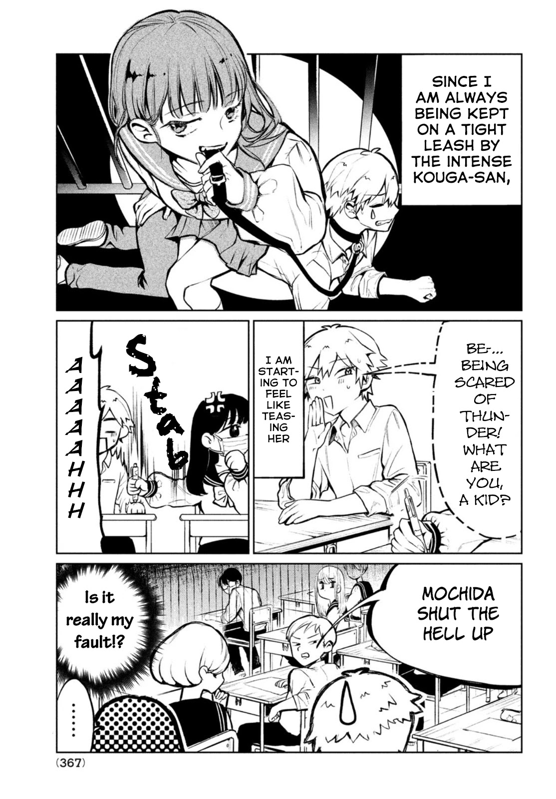 Kouga-san no Kamiguse Chapter 5 page 6 - Chapter 5: Thunderous Study